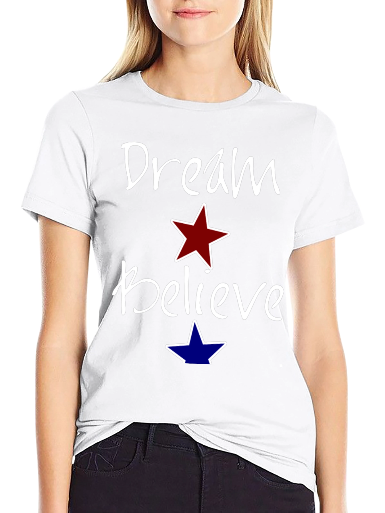 Dream Believe Graphic Tee - Motivational Unisex Shirt
