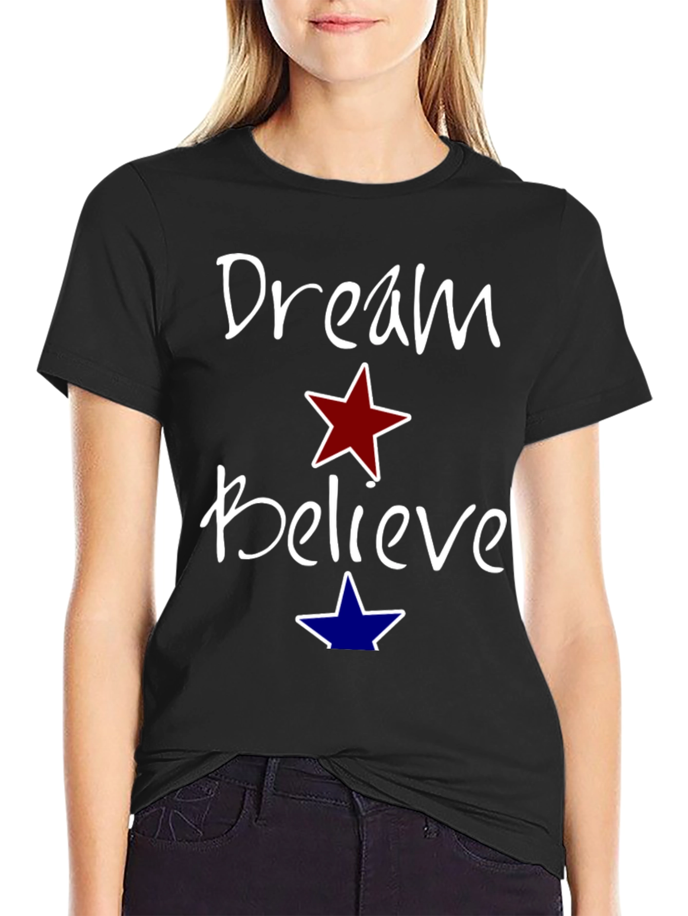 Dream Believe Graphic Tee - Motivational Unisex Shirt