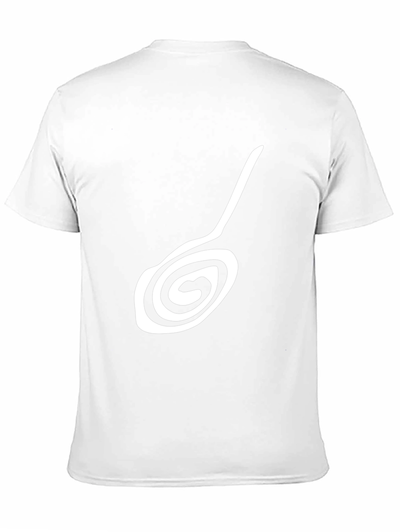 Stylish Black T-Shirt with Unique Abstract Design