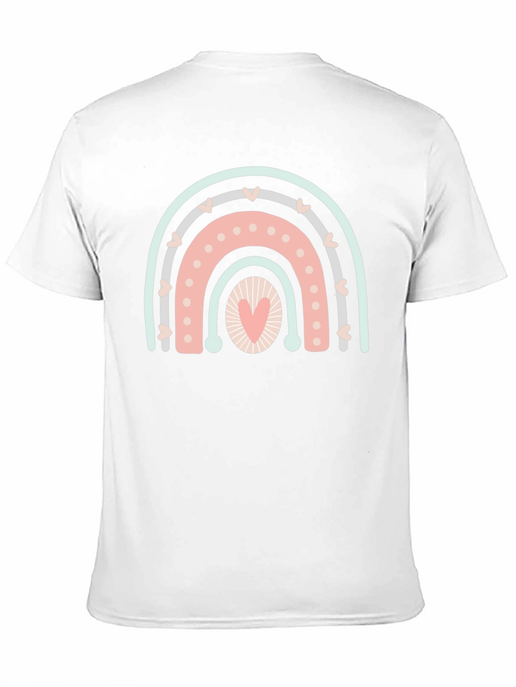 Heart Rainbow Graphic Tee - Unisex