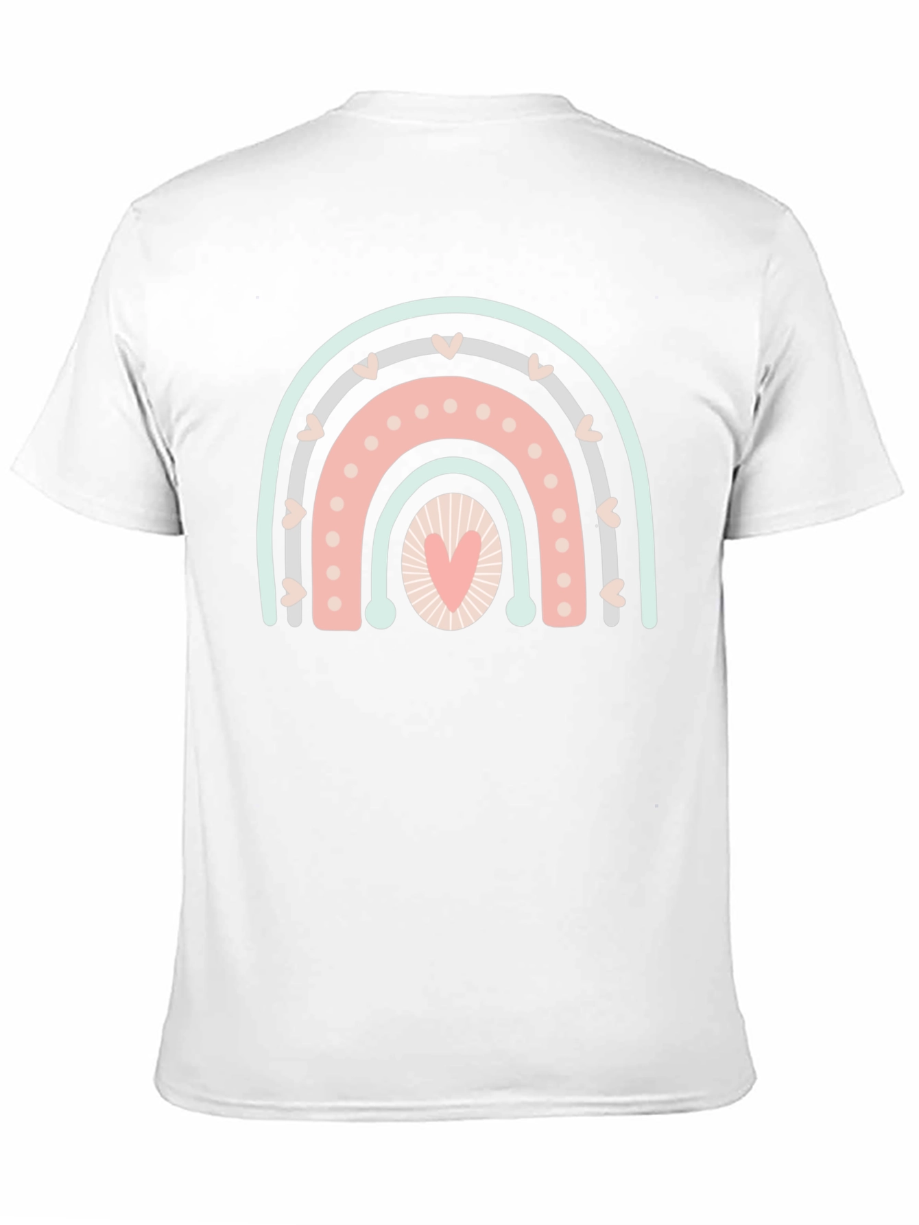 Heart Rainbow Graphic Tee - Unisex