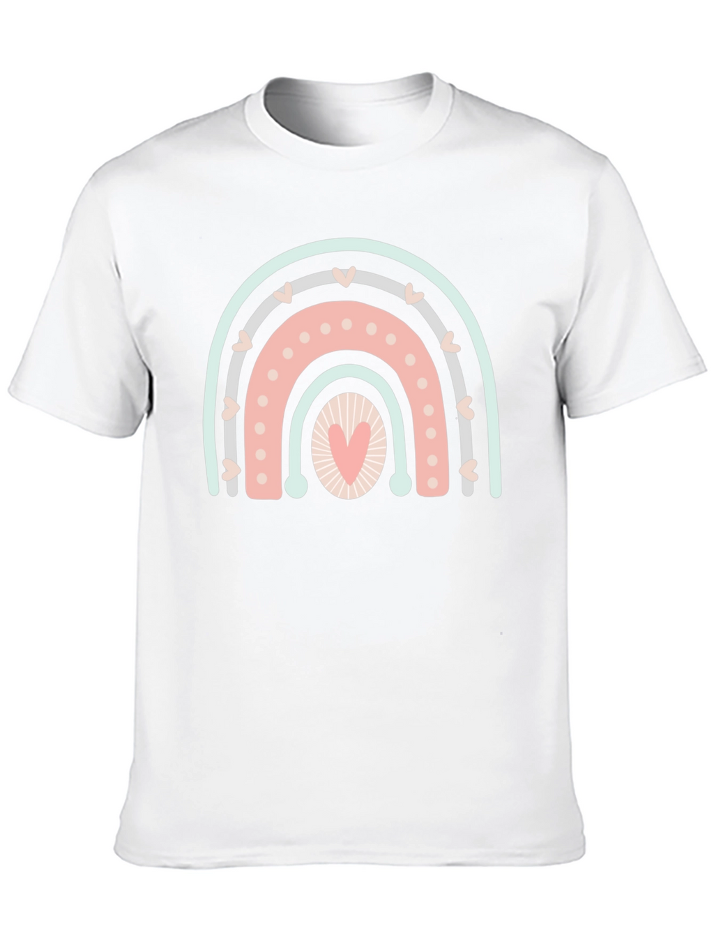 Heart Rainbow Graphic Tee - Unisex