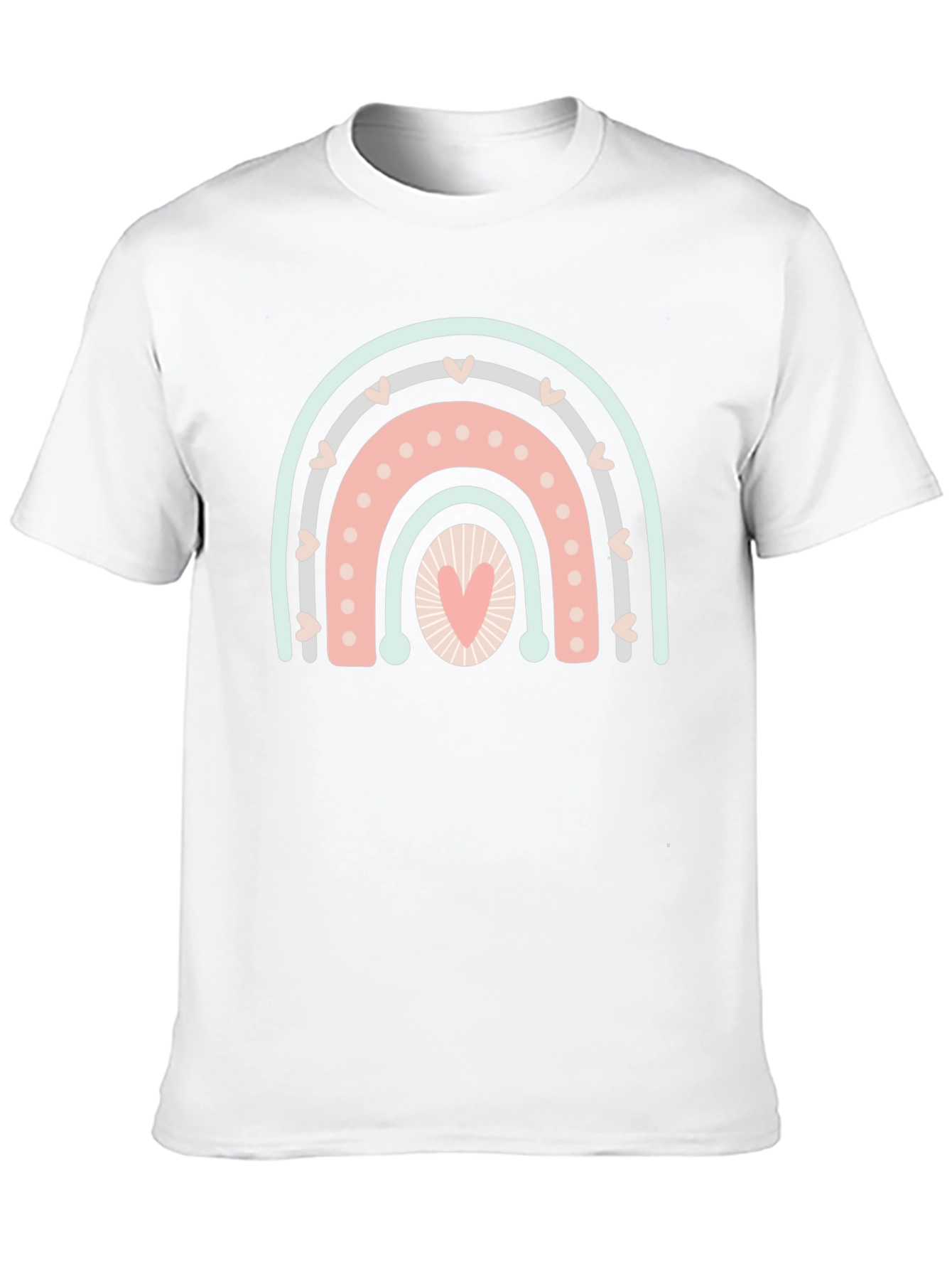 Heart Rainbow Graphic Tee - Unisex