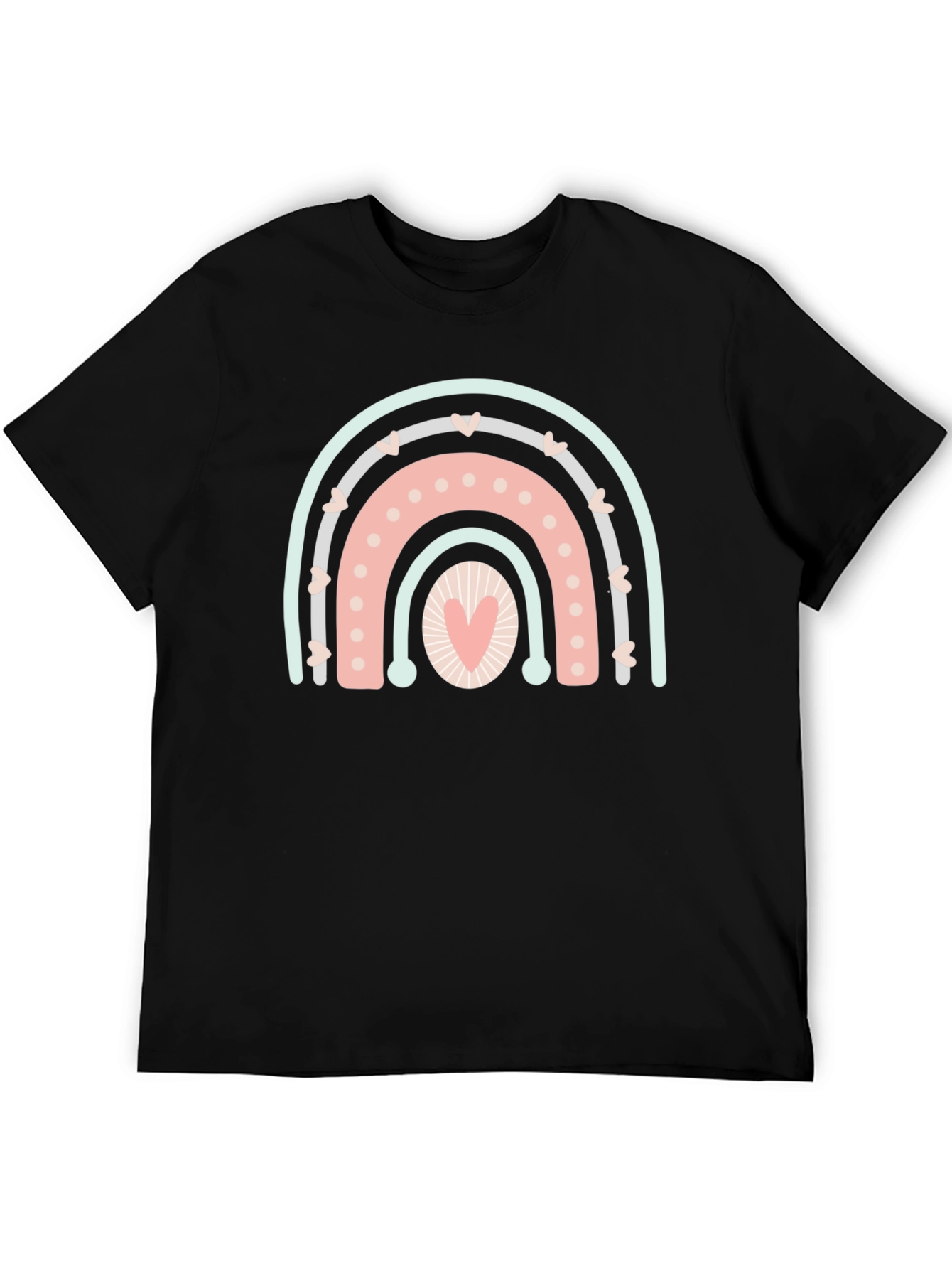 Heart Rainbow Graphic Tee - Unisex