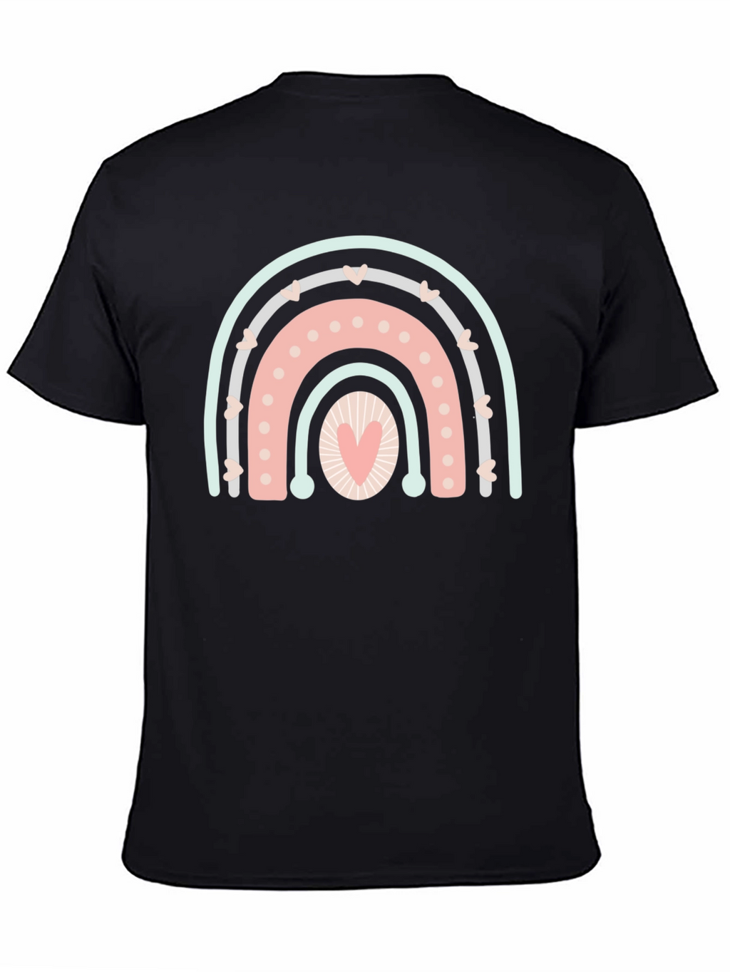 Heart Rainbow Graphic Tee - Unisex