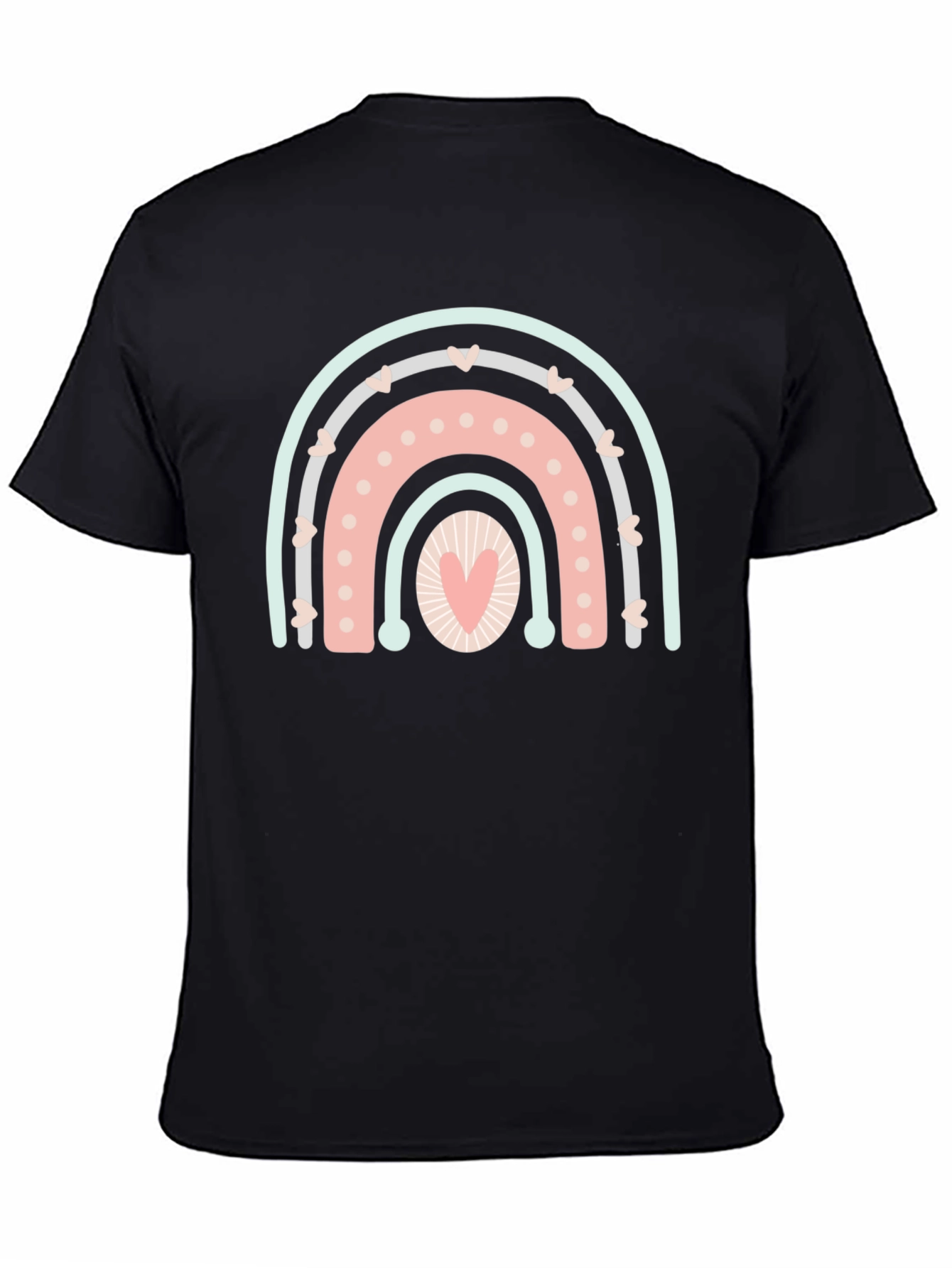 Heart Rainbow Graphic Tee - Unisex