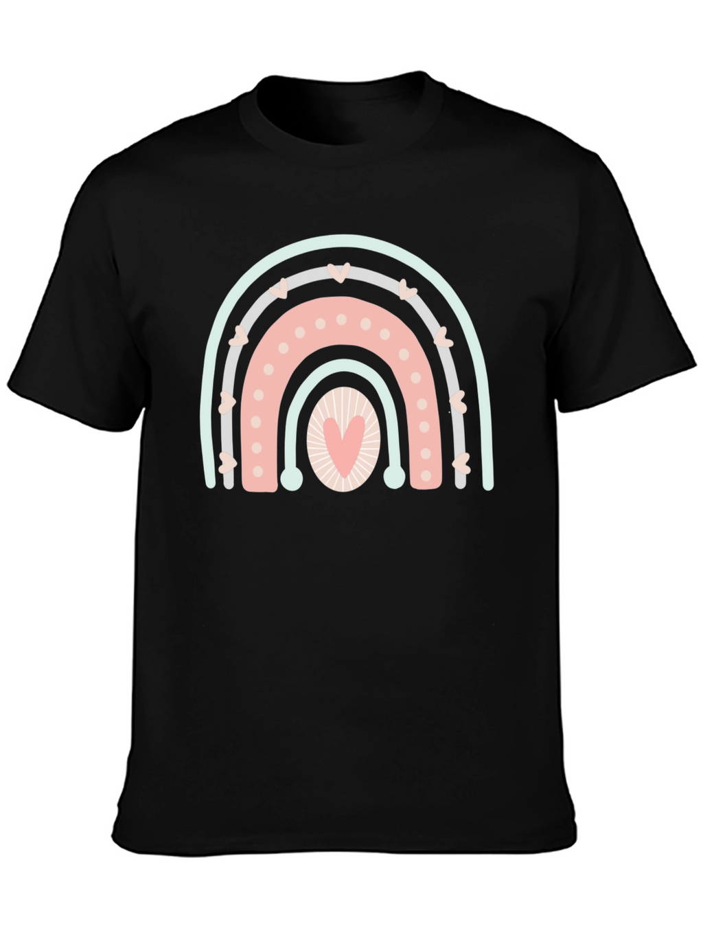 Heart Rainbow Graphic Tee - Unisex