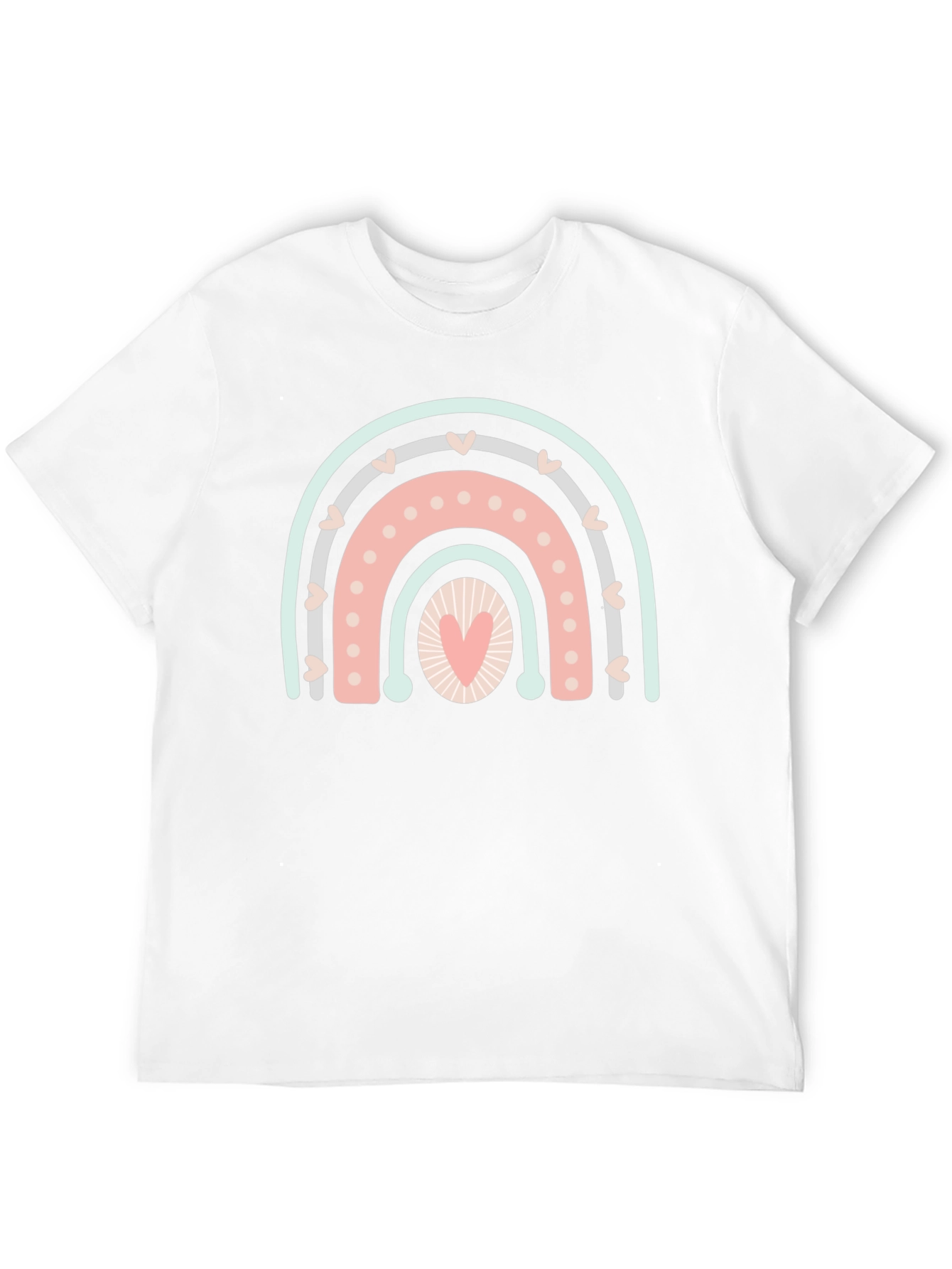 Heart Rainbow Graphic Tee - Unisex