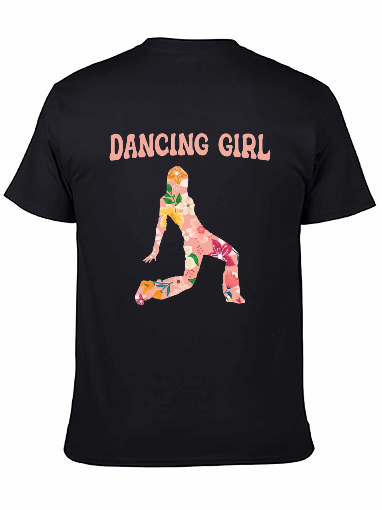 Dancing Girl Floral Print T-Shirt