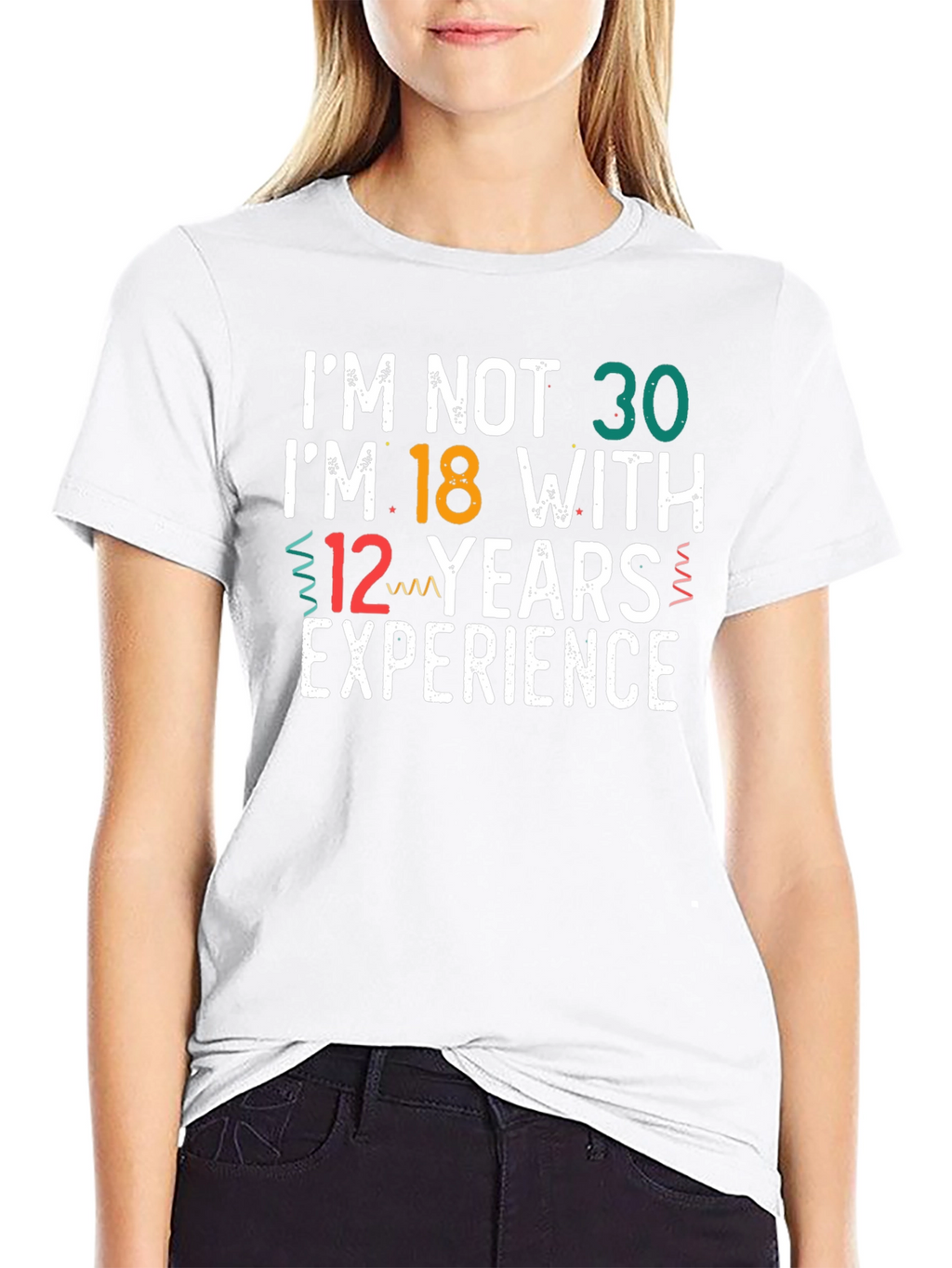 Funny 30th Birthday T-Shirt: 18 with 12 Years Exp
