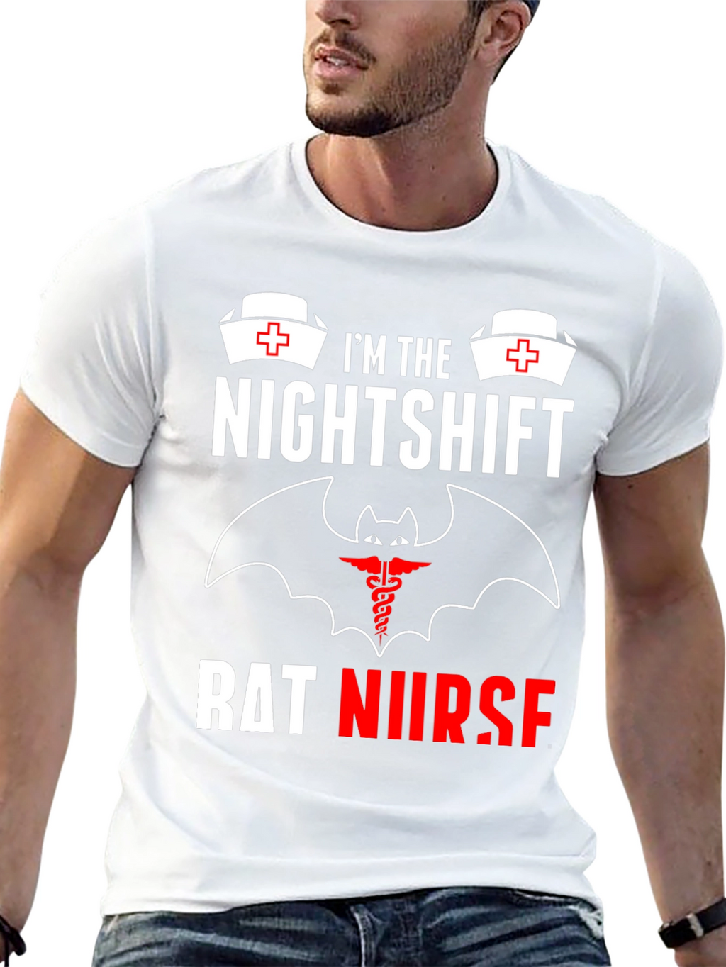 Nightshift Rat Nurse Graphic T-Shirt