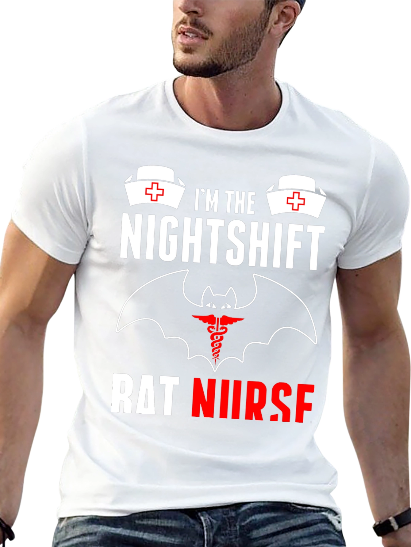 Nightshift Rat Nurse Graphic T-Shirt