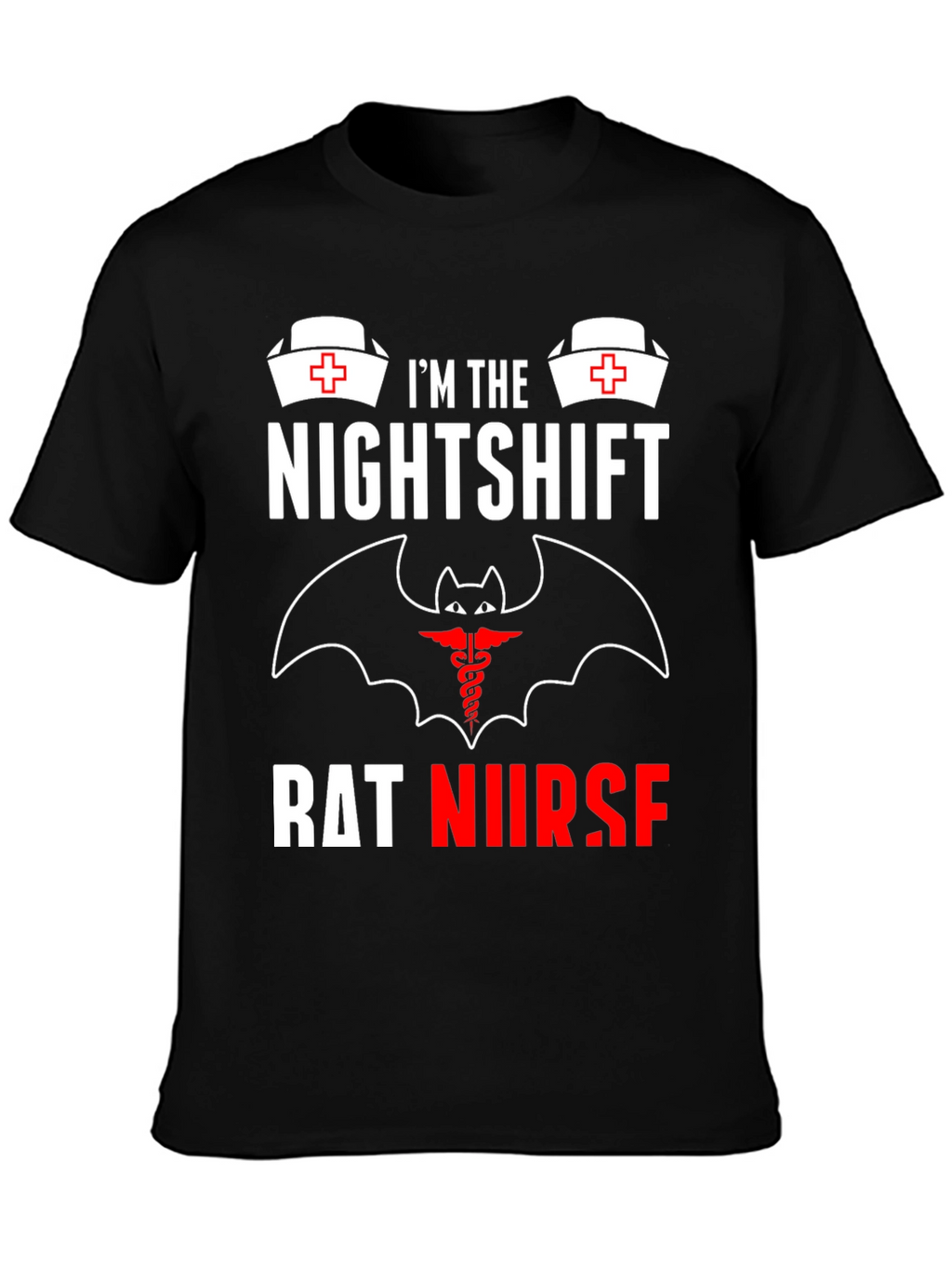 Nightshift Rat Nurse Graphic T-Shirt