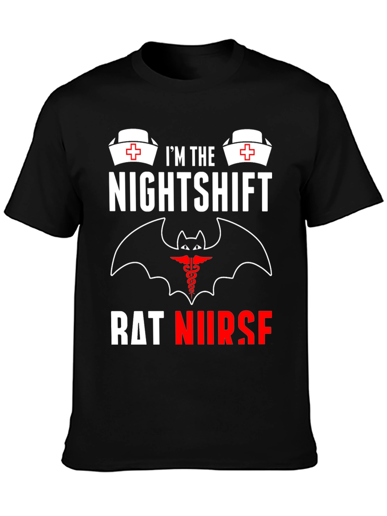 Nightshift Rat Nurse Graphic T-Shirt