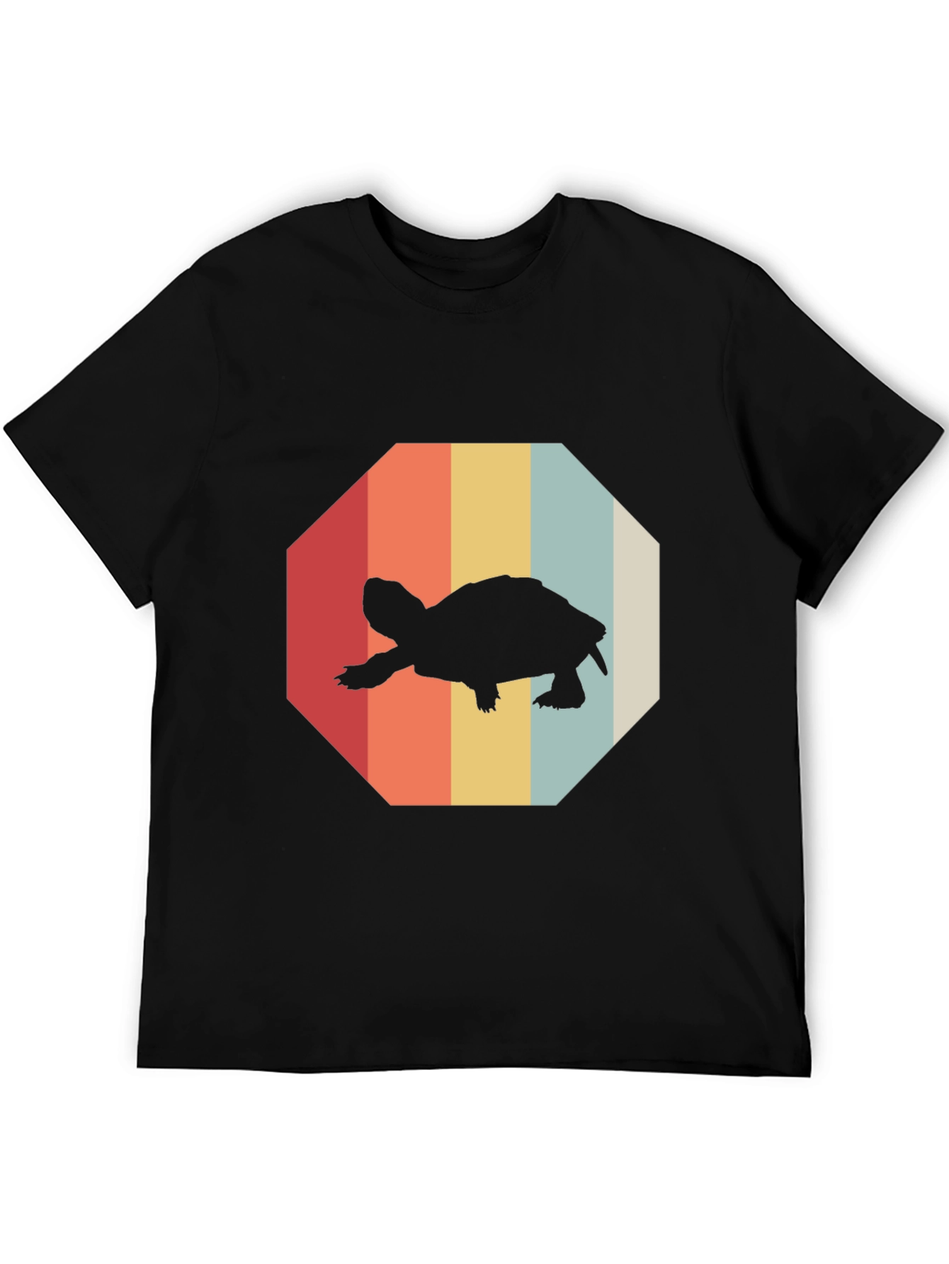 Retro Turtle Graphic Tee - Vintage Style T-Shirt