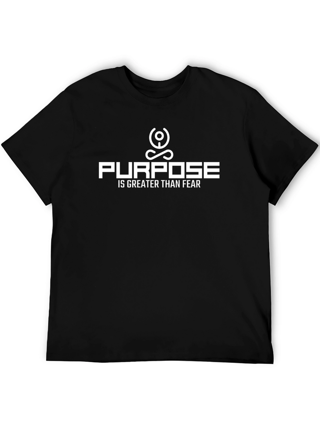 Purpose Over Fear Graphic Tee - Motivational T-Shirt