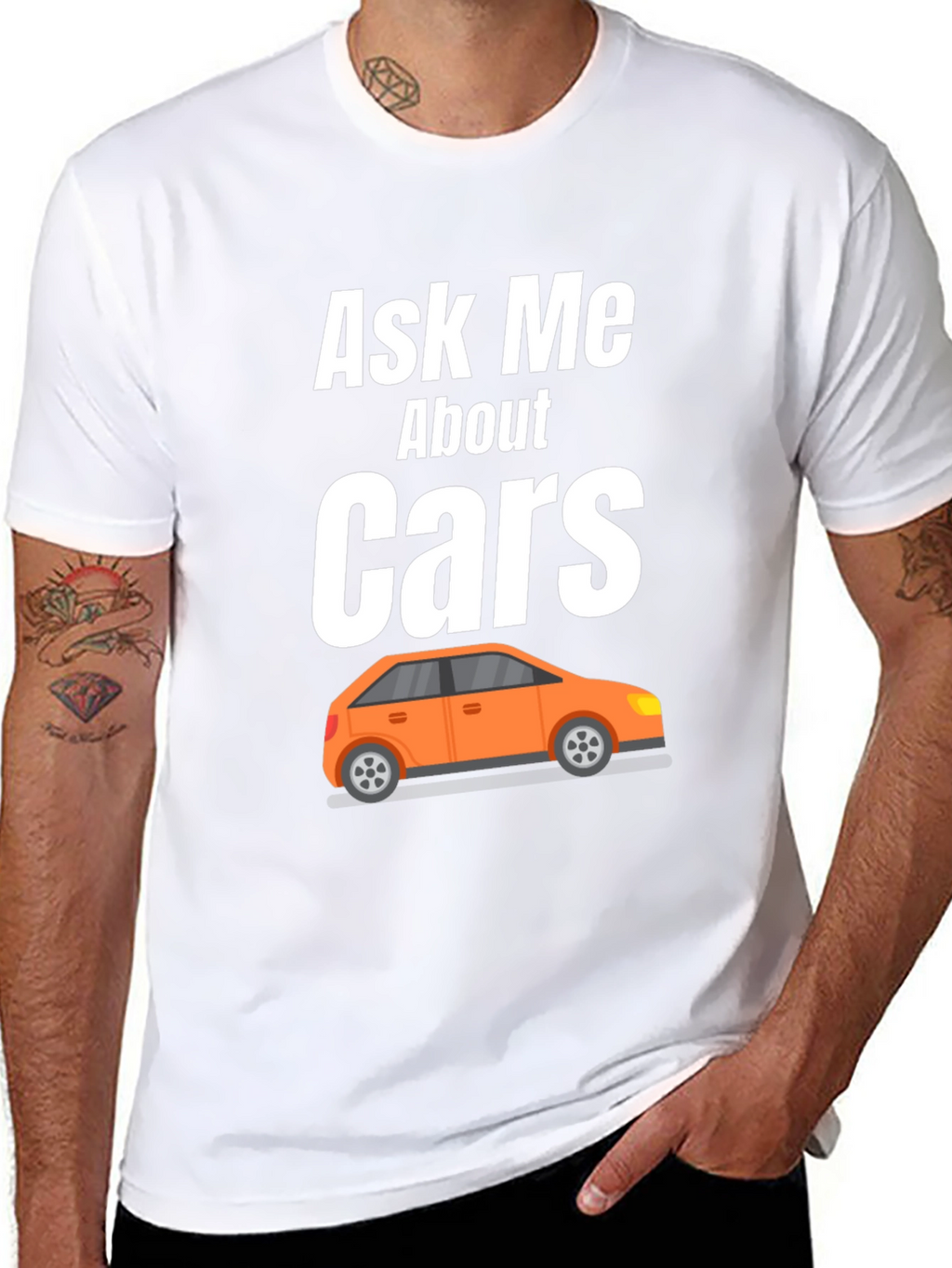 Ask Me About Cars T-Shirt - Auto Enthusiast Apparel