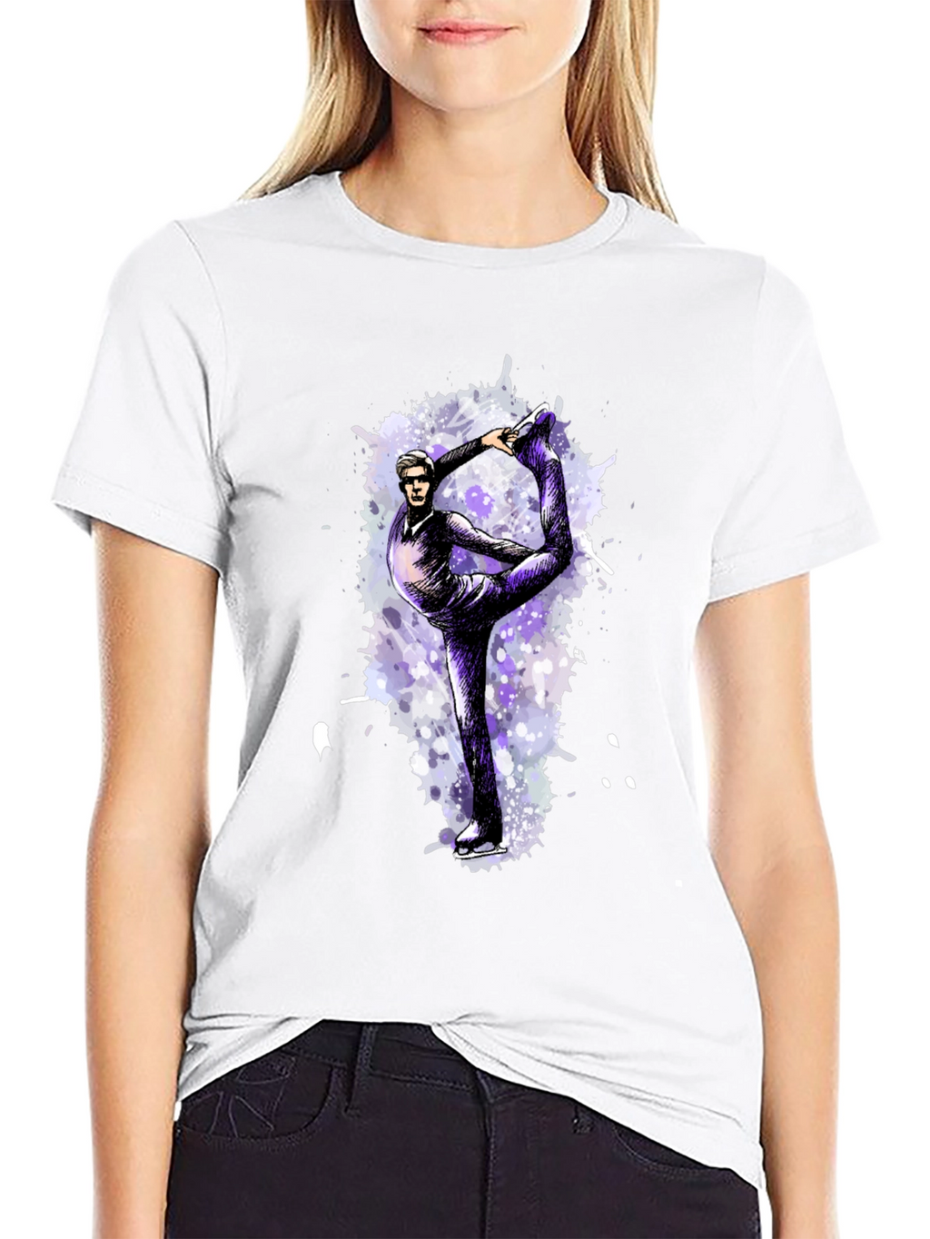 Figure Skating T-Shirt - Artistic Design