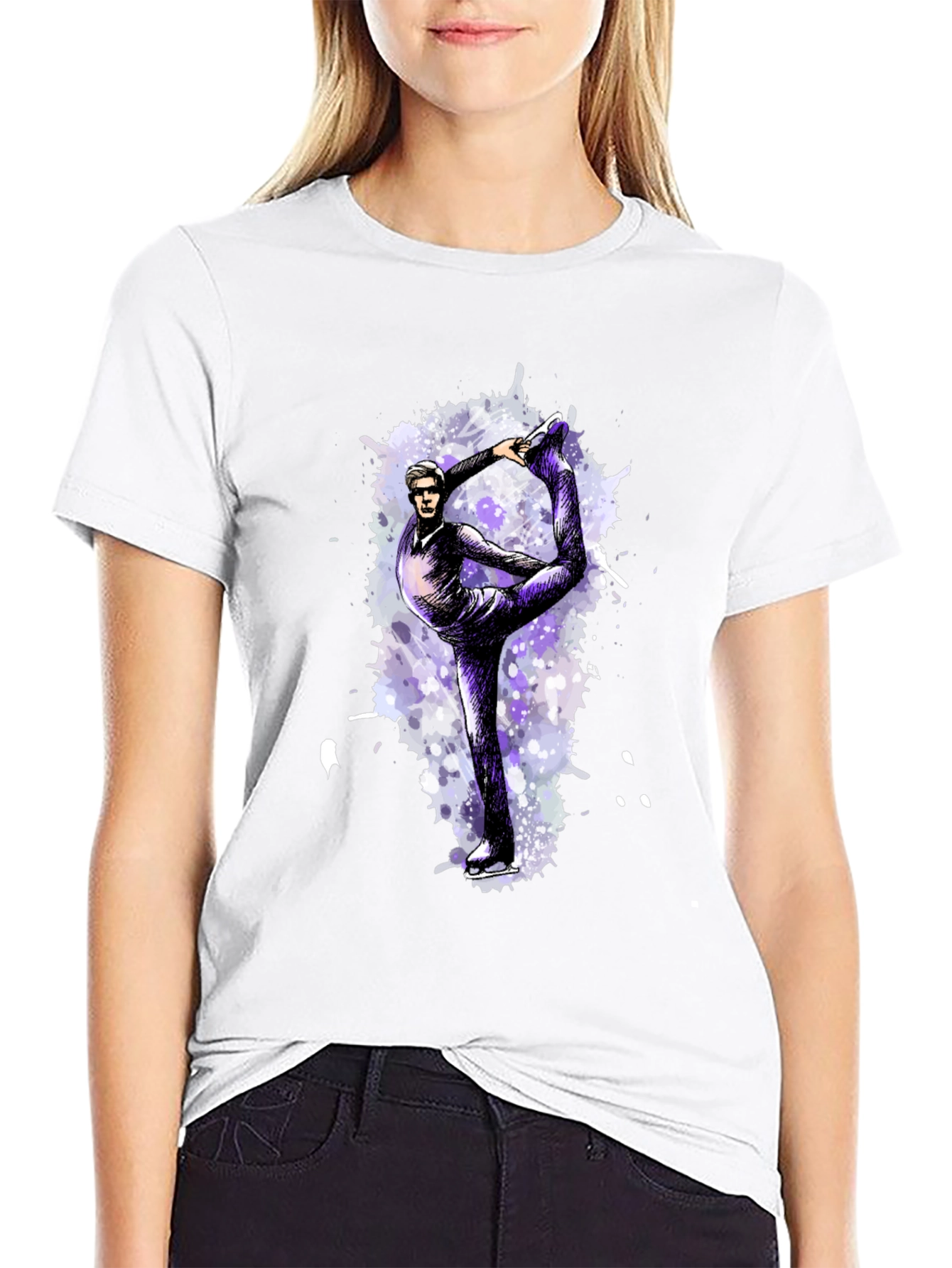 Figure Skating T-Shirt - Artistic Design