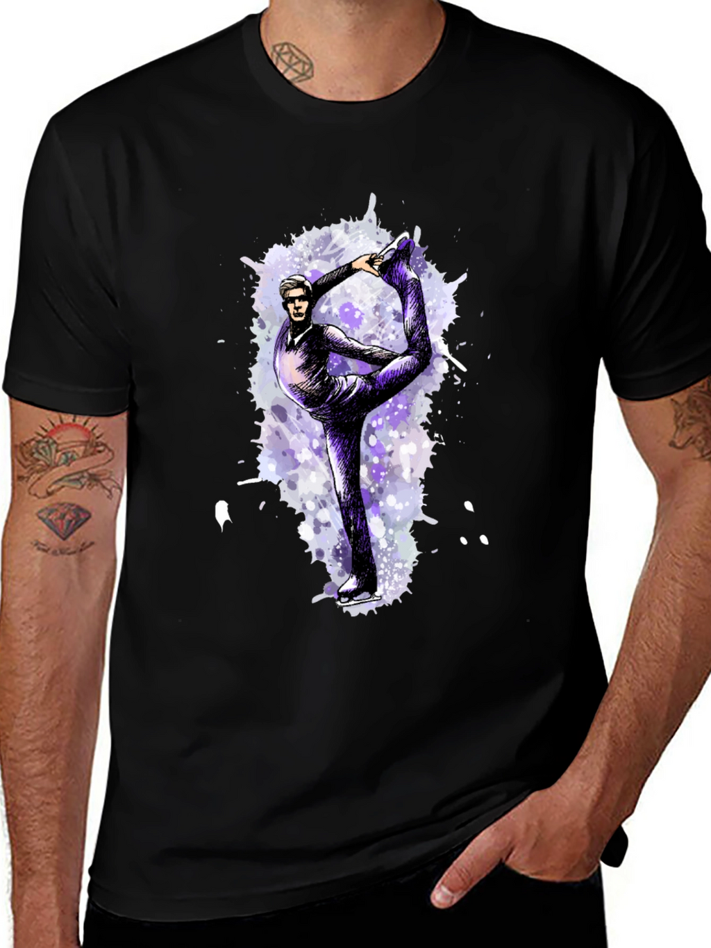 Figure Skating T-Shirt - Artistic Design