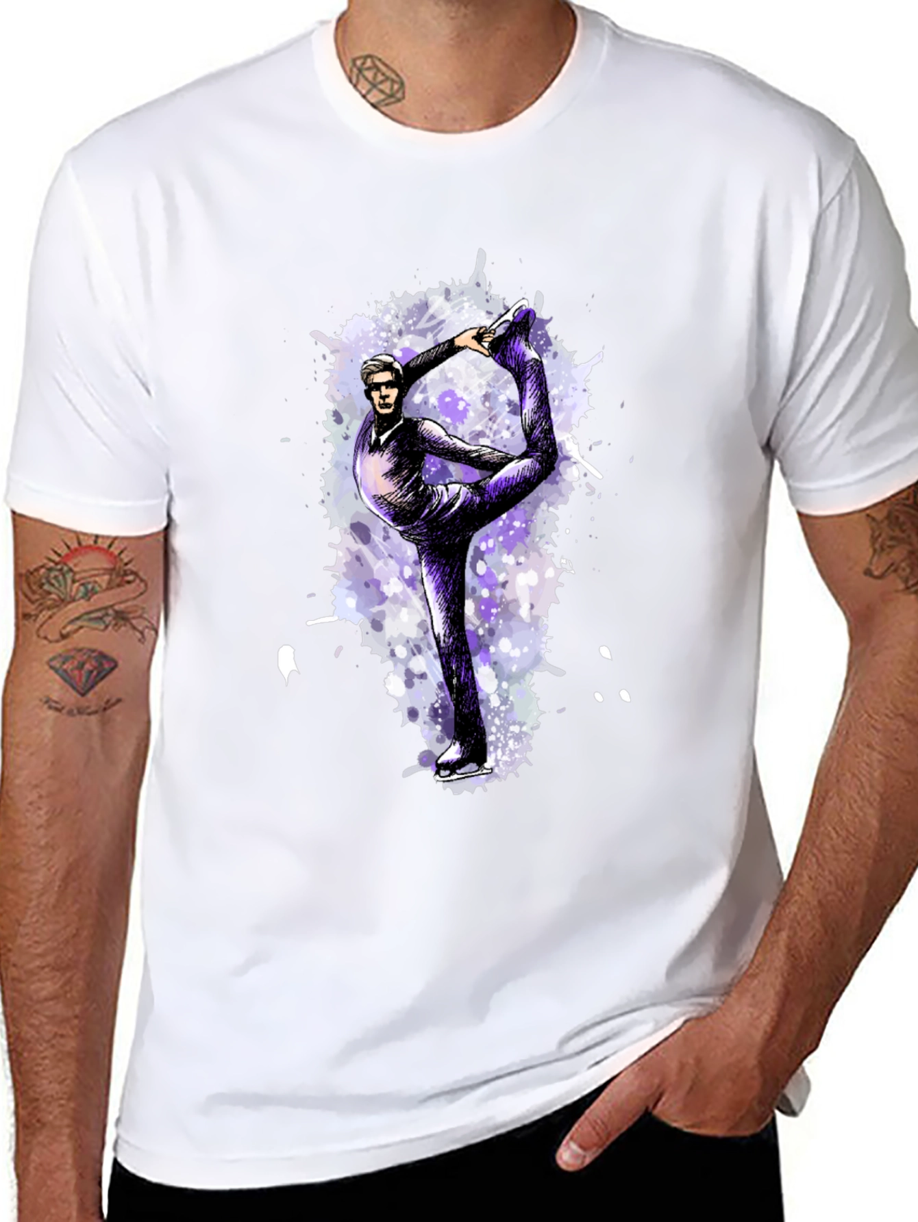 Figure Skating T-Shirt - Artistic Design