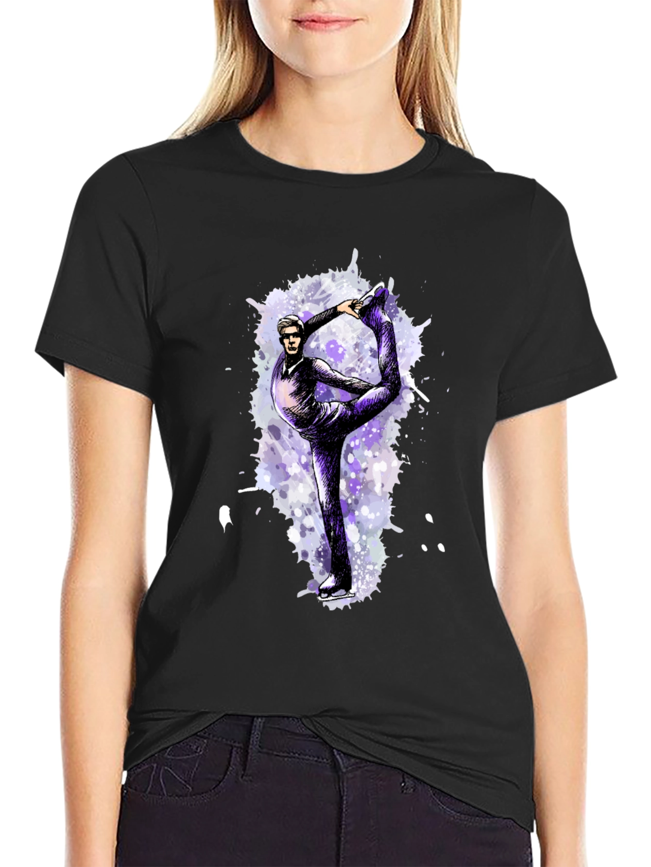 Figure Skating T-Shirt - Artistic Design