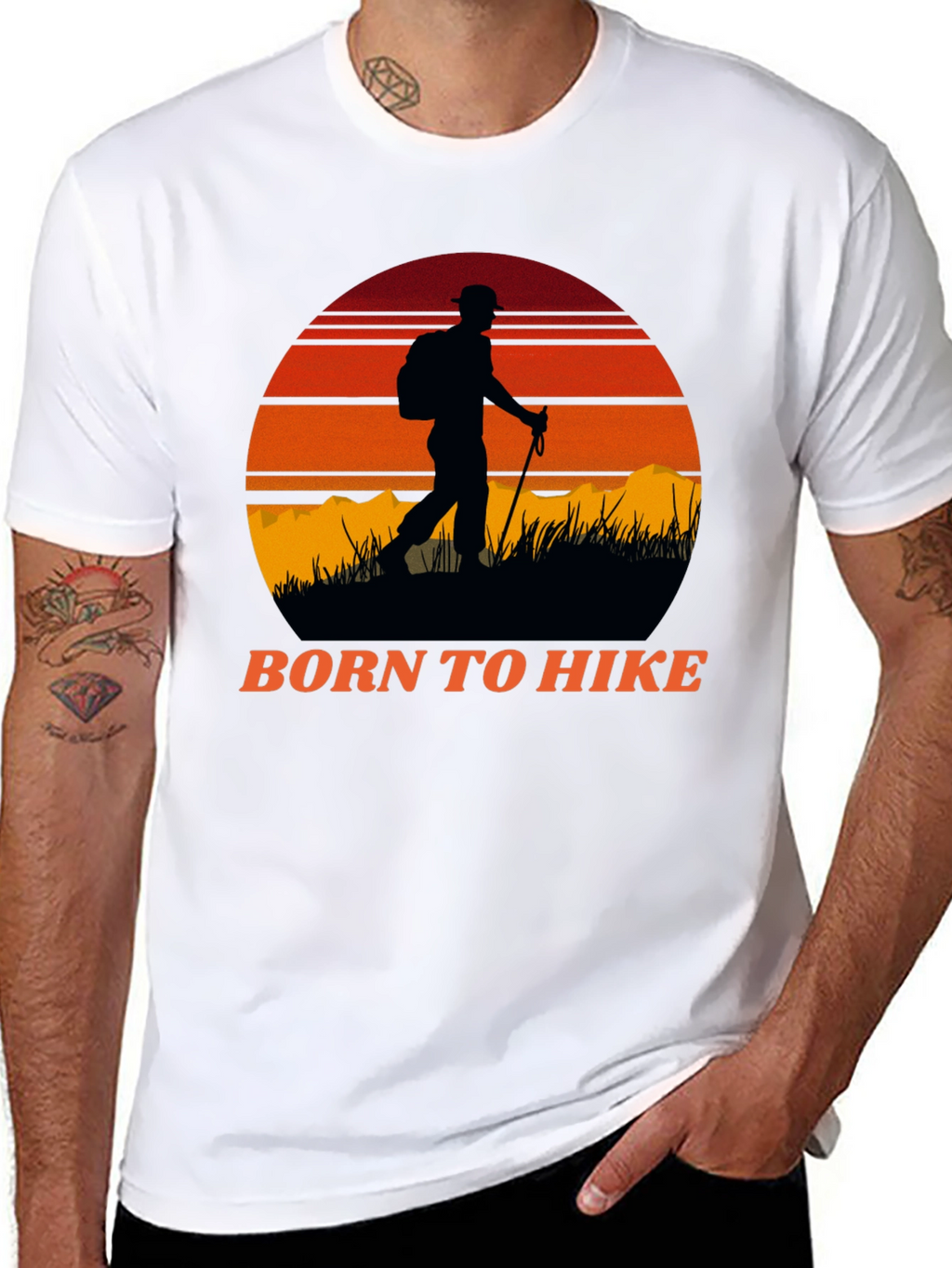 Born To Hike Graphic T-Shirt