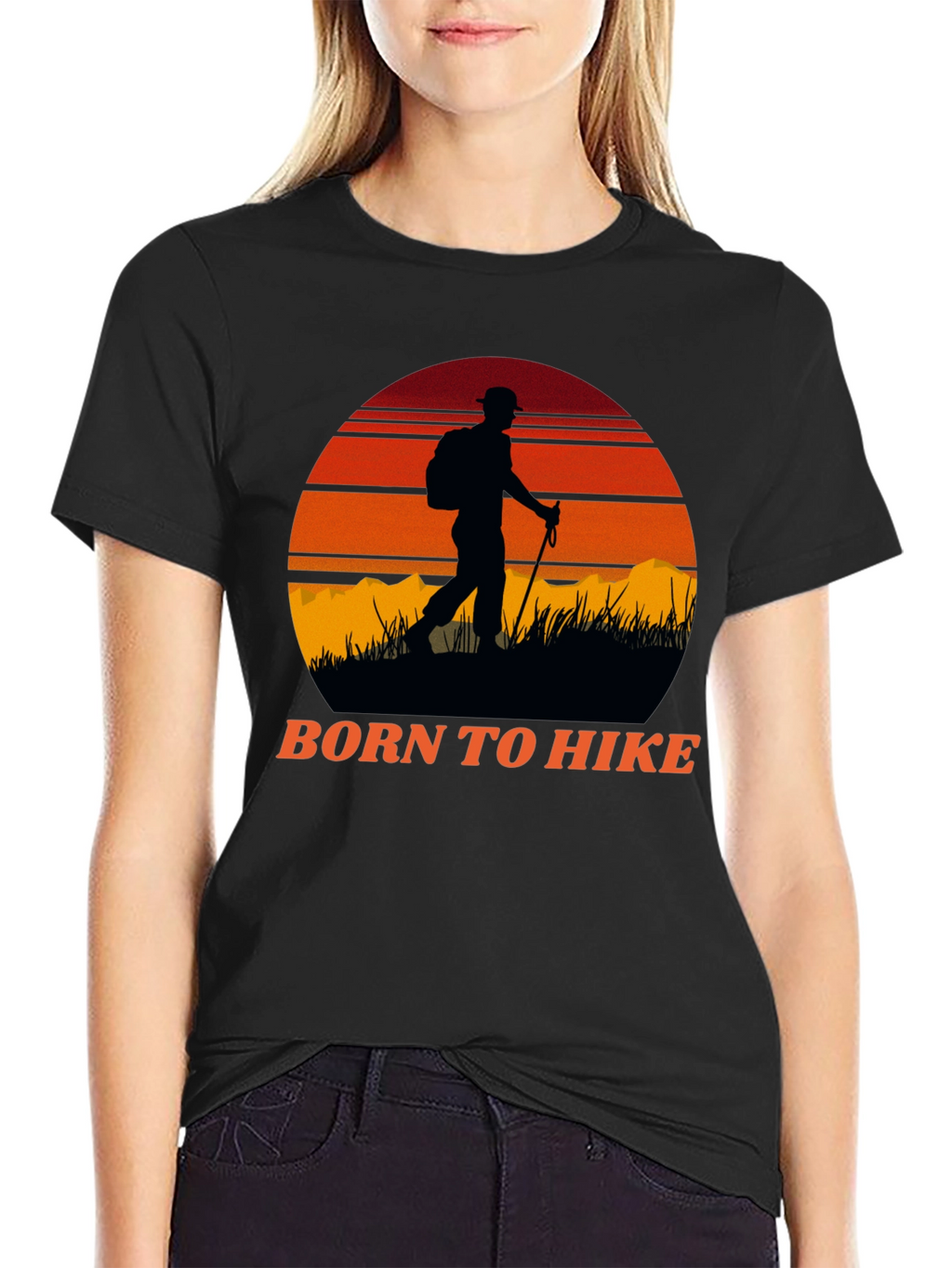 Born To Hike Graphic T-Shirt