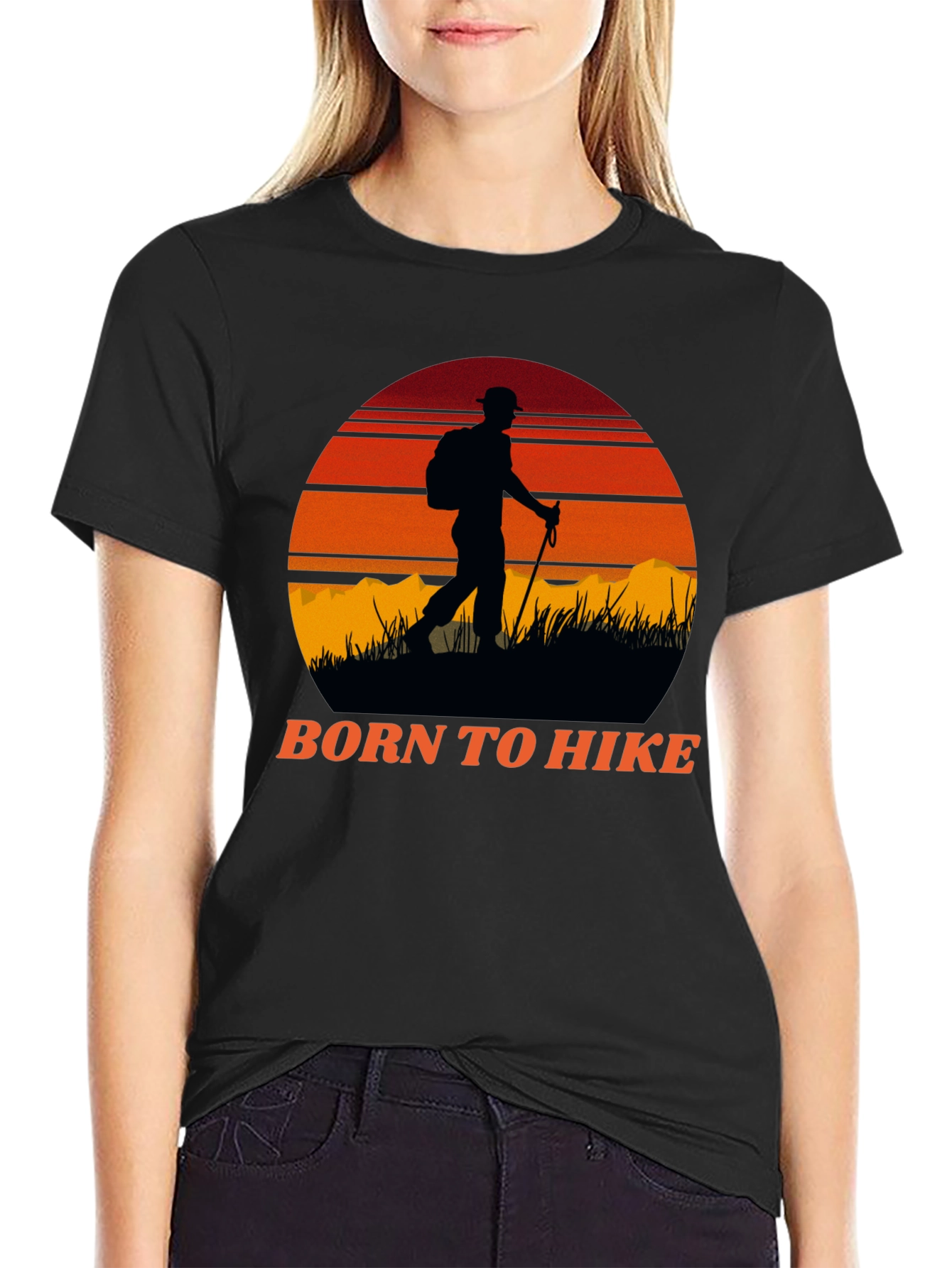 Born To Hike Graphic T-Shirt