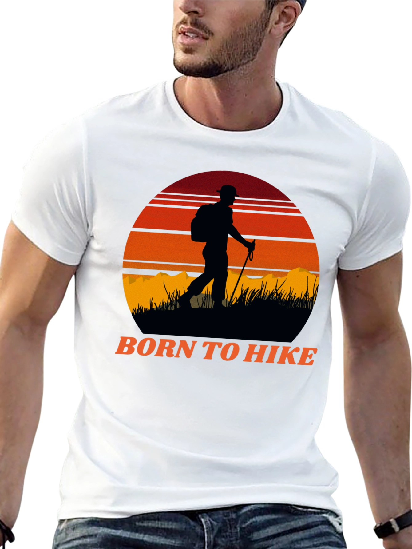 Born To Hike Graphic T-Shirt