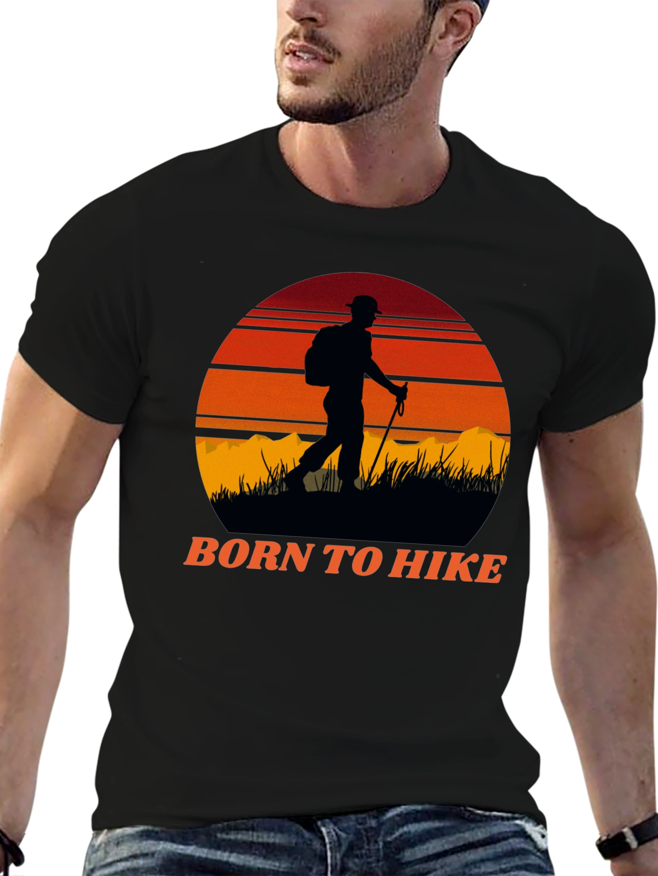Born To Hike Graphic T-Shirt
