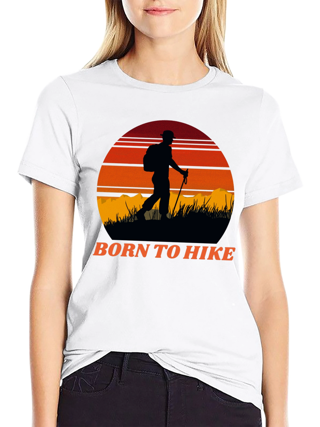 Born To Hike Graphic T-Shirt