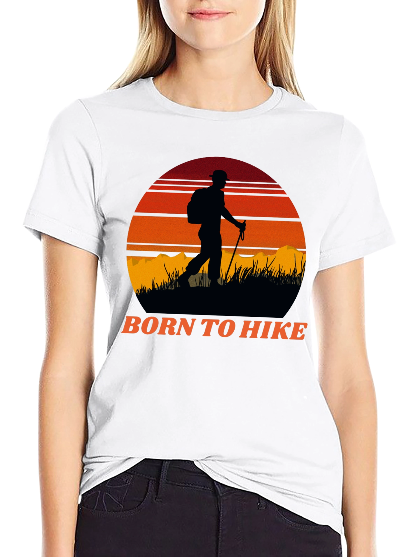 Born To Hike Graphic T-Shirt