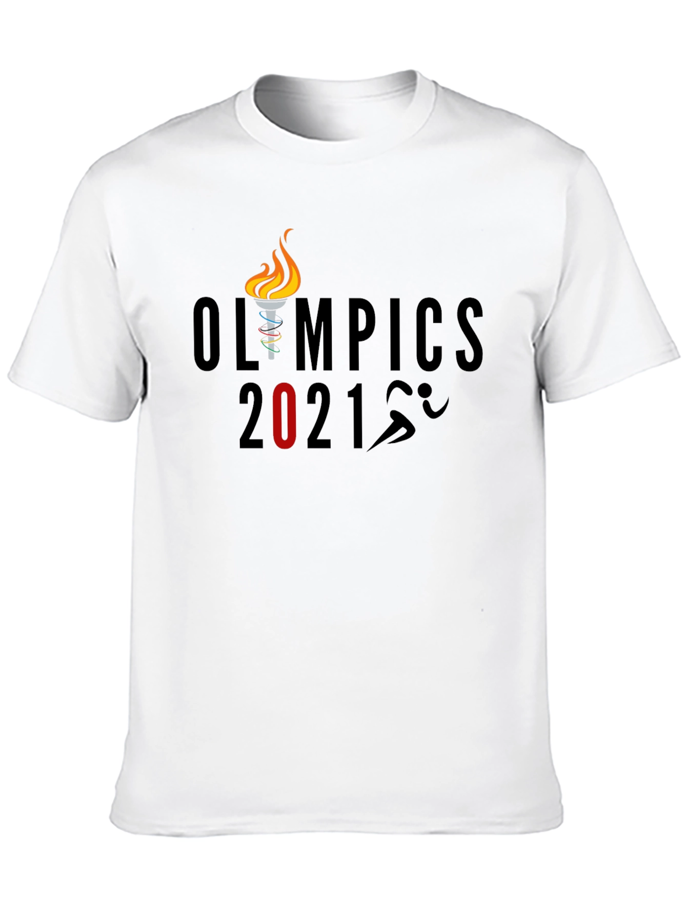 Olympics 2021 Graphic T-Shirt - Black