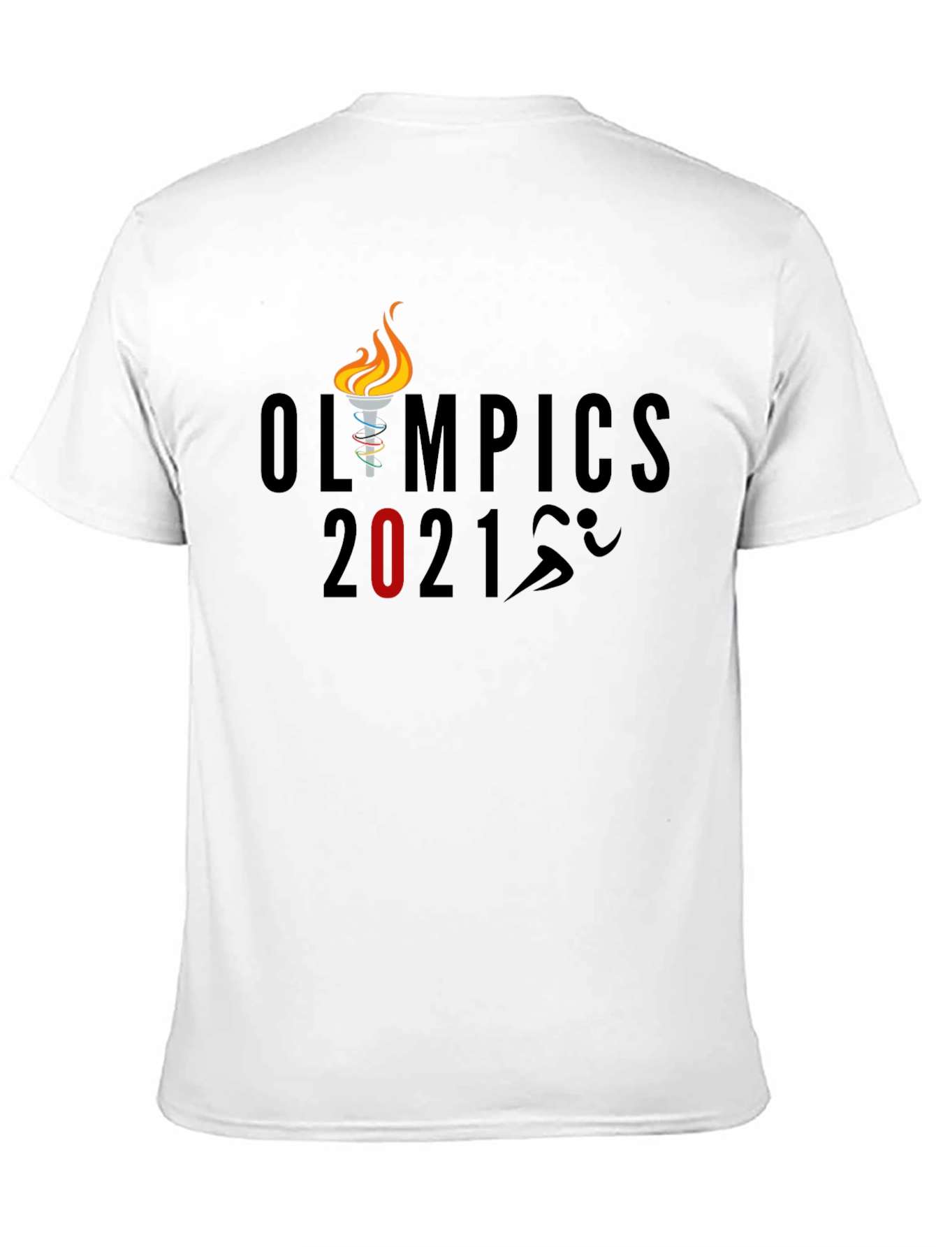 Olympics 2021 Graphic T-Shirt - Black