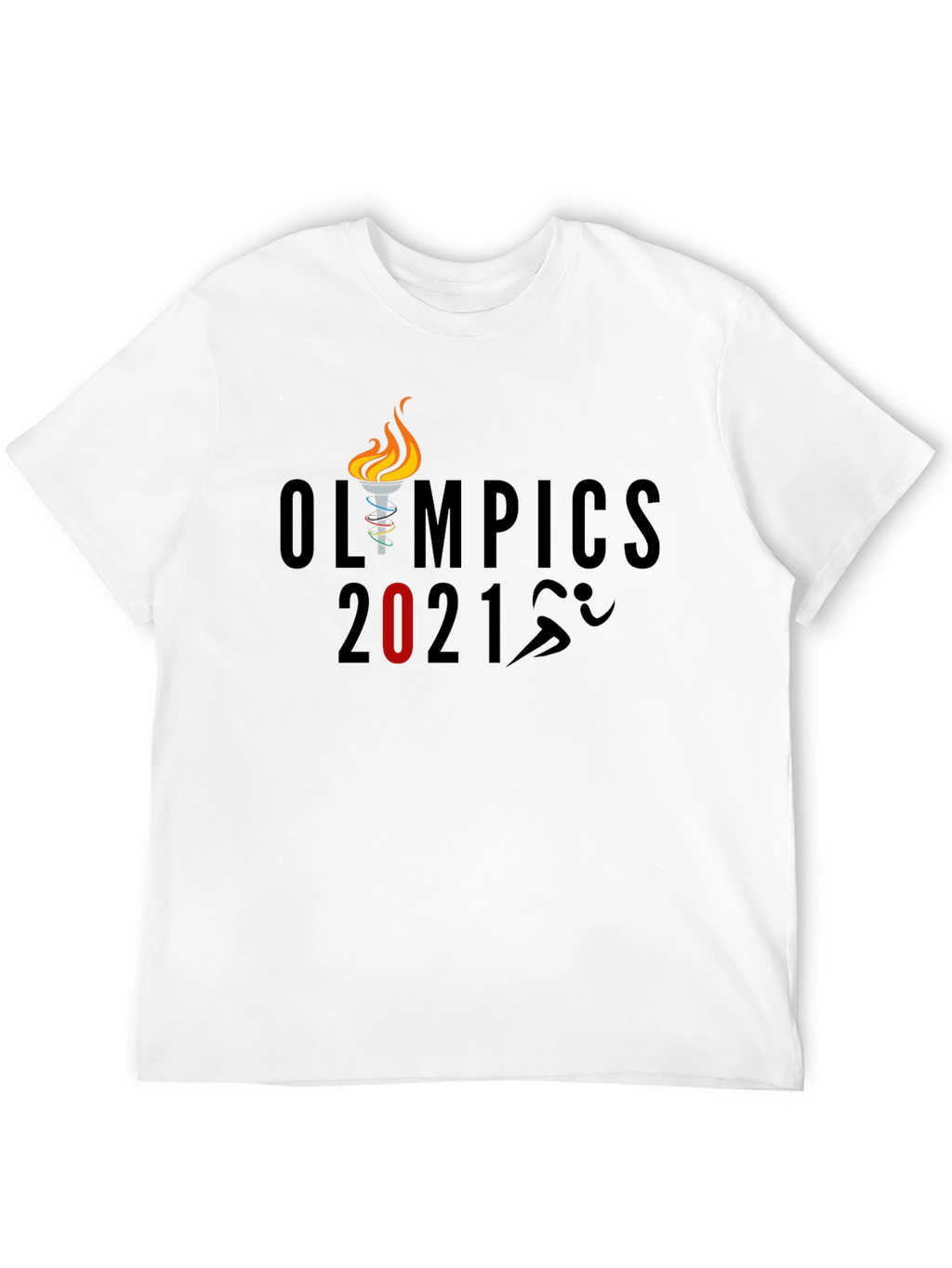 Olympics 2021 Graphic T-Shirt - Black