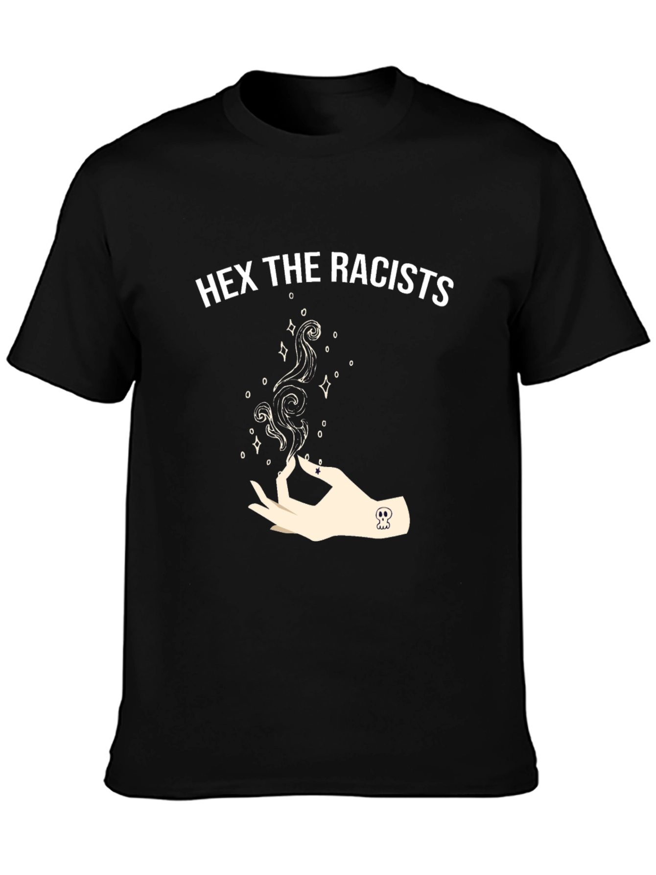 Hex the Racists Graphic T-Shirt