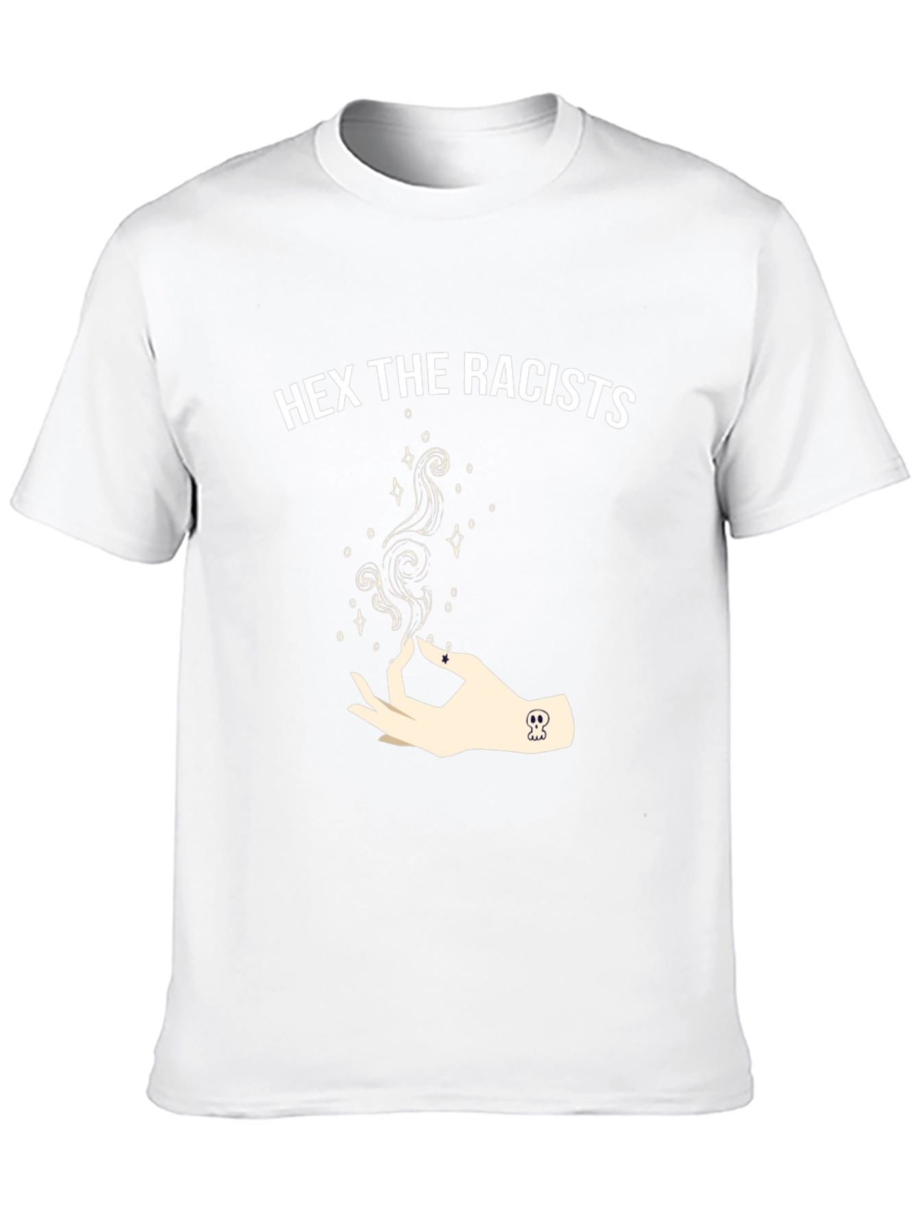 Hex the Racists Graphic T-Shirt