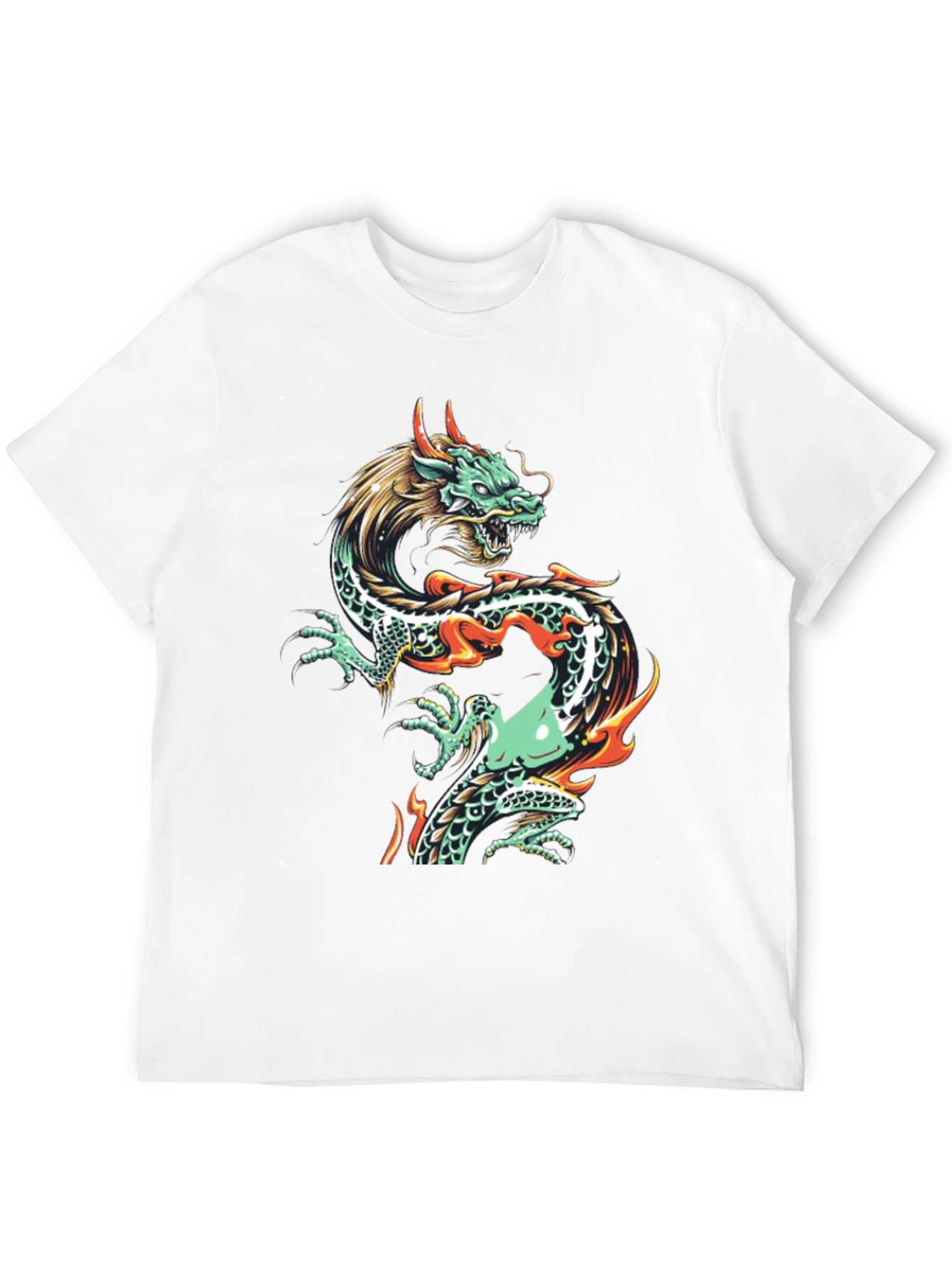 Dragon Graphic Tee - Mens Black T-Shirt
