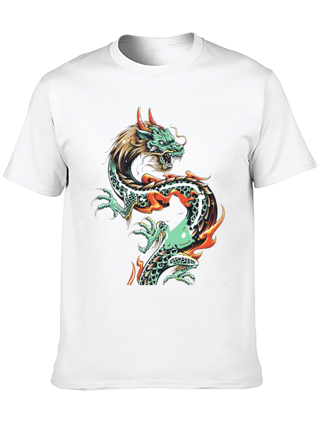 Dragon Graphic Tee - Mens Black T-Shirt