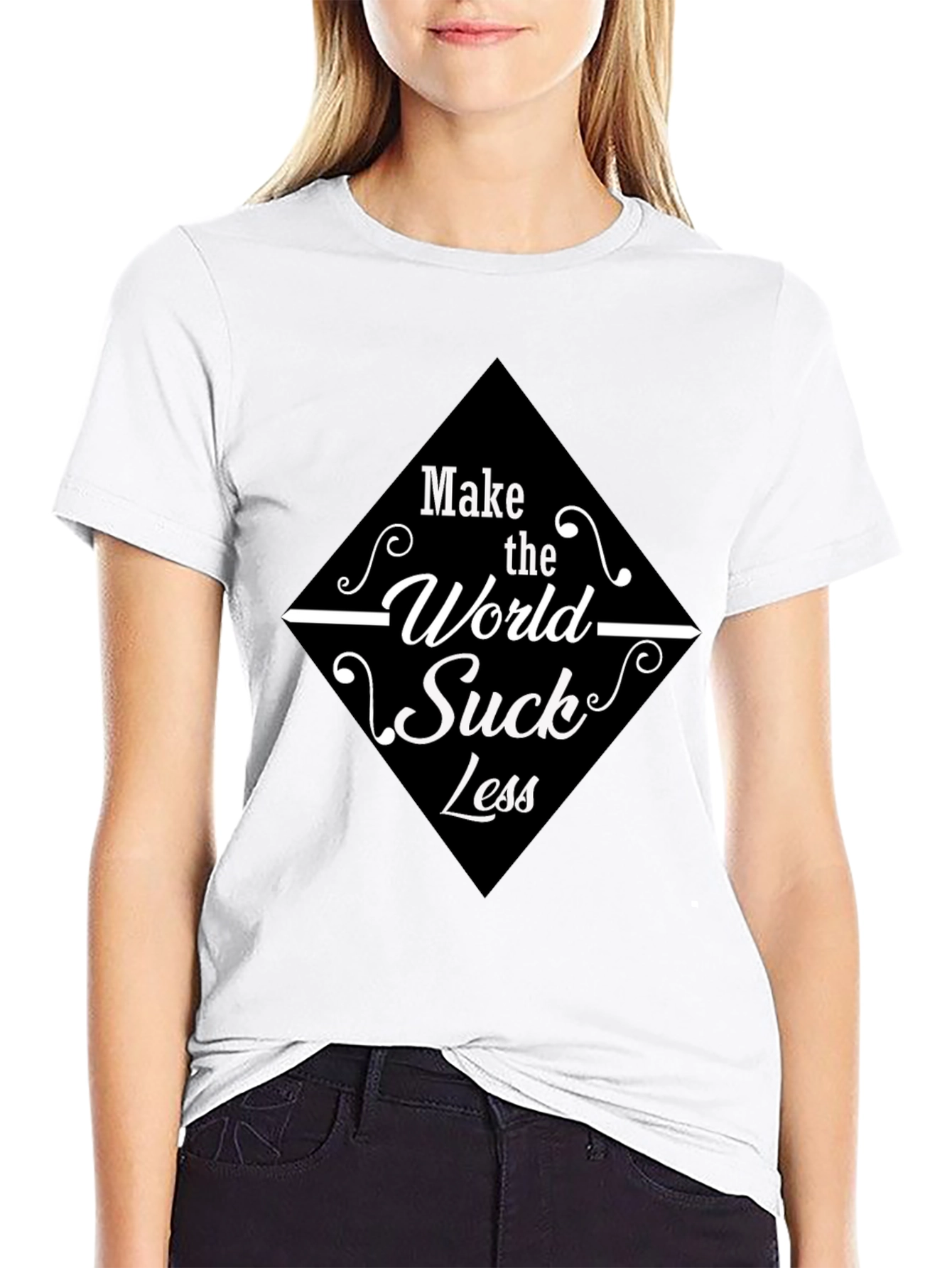 Make the World Suck Less Graphic Tee
