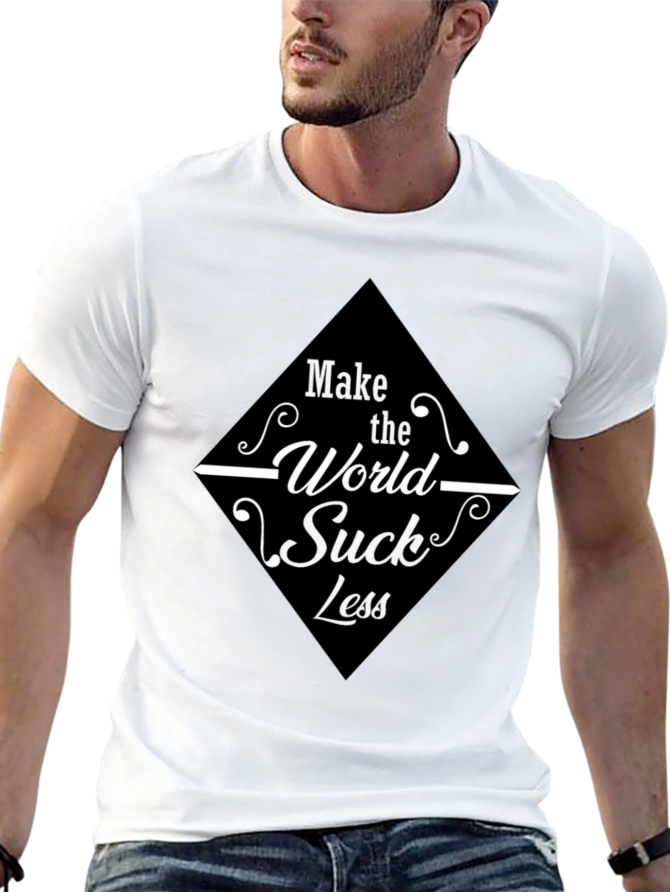 Make the World Suck Less Graphic Tee