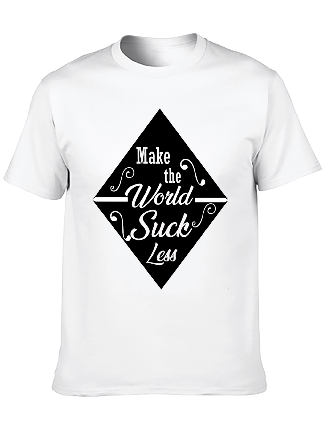 Make the World Suck Less Graphic Tee