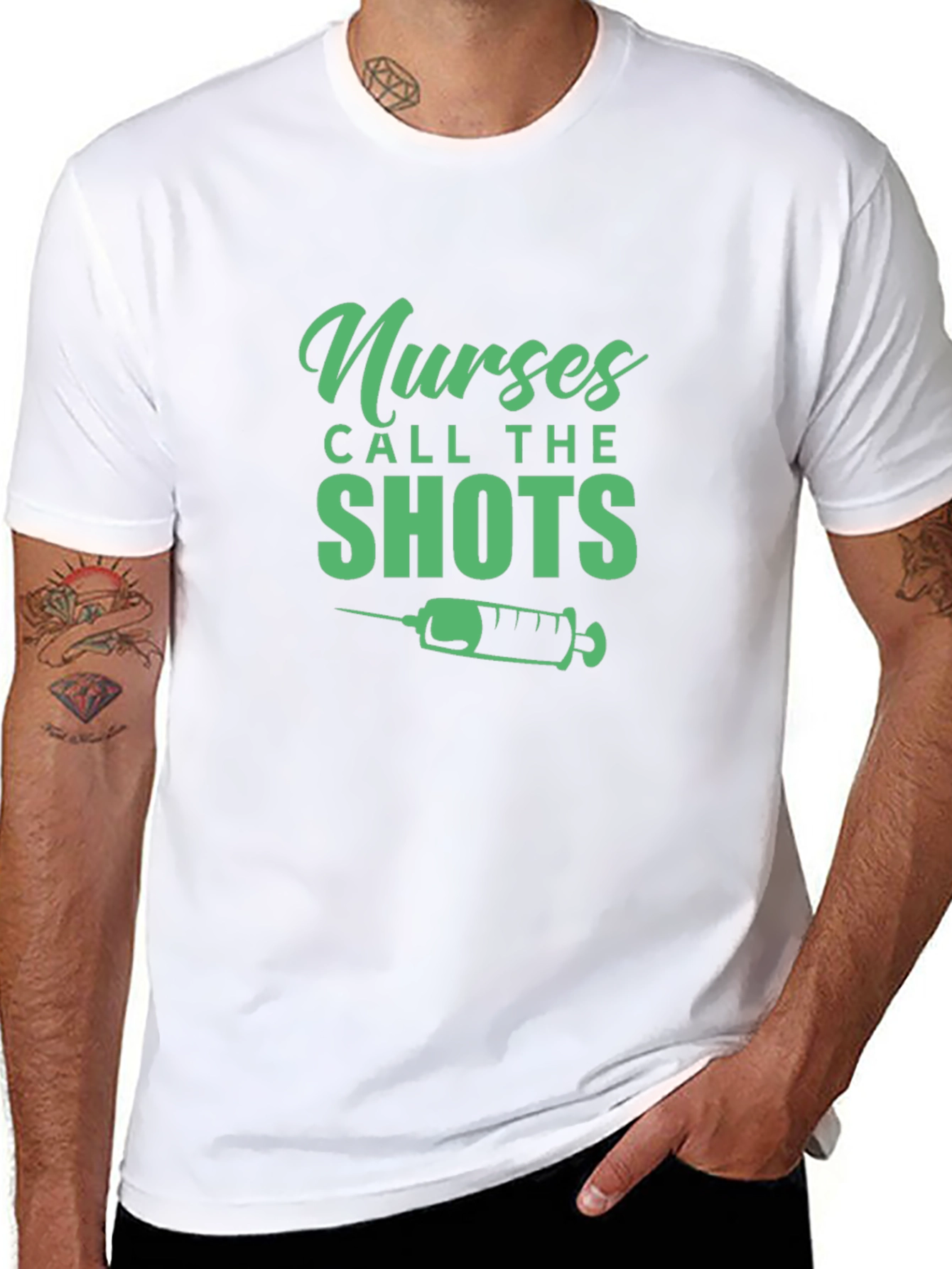 Nurses Call The Shots Graphic Tee
