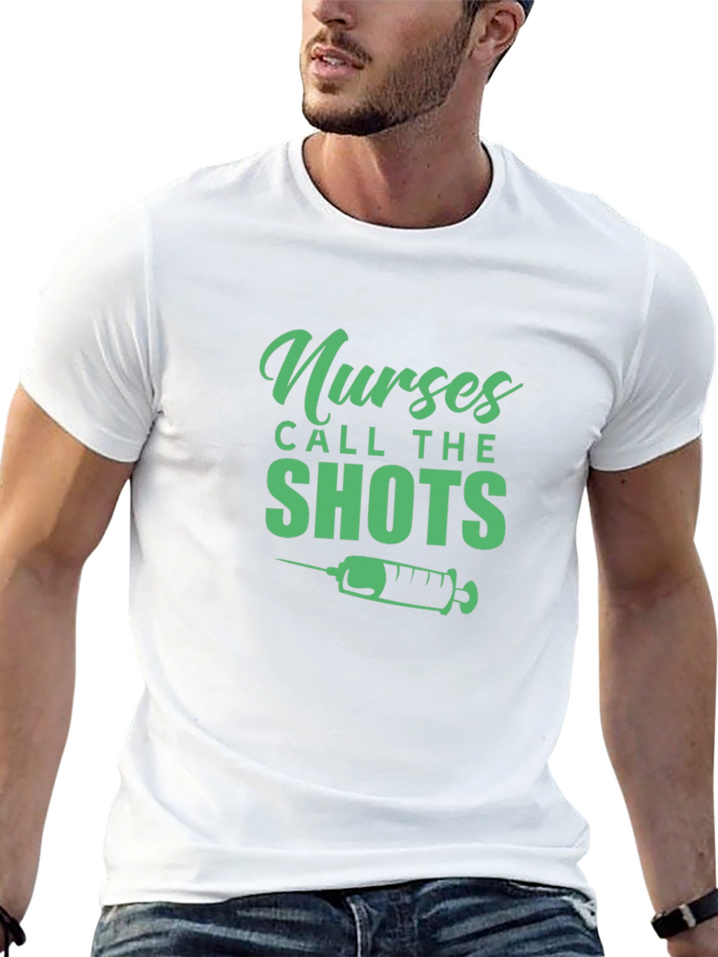 Nurses Call The Shots Graphic Tee
