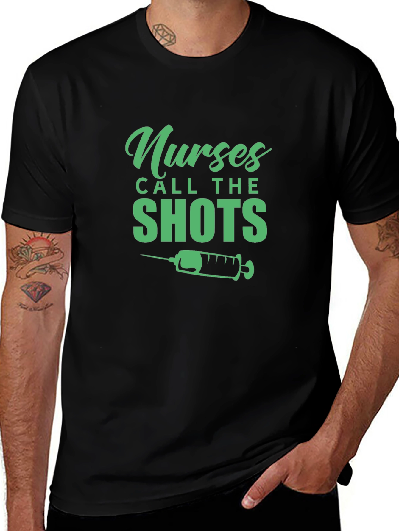 Nurses Call The Shots Graphic Tee