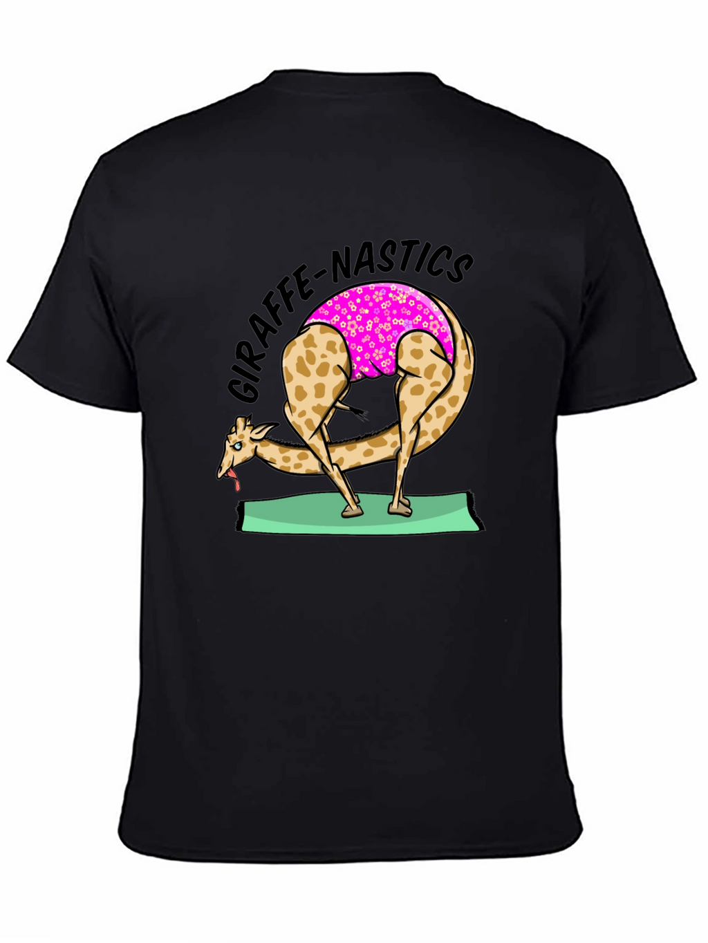 Funny Giraffe Yoga T-Shirt