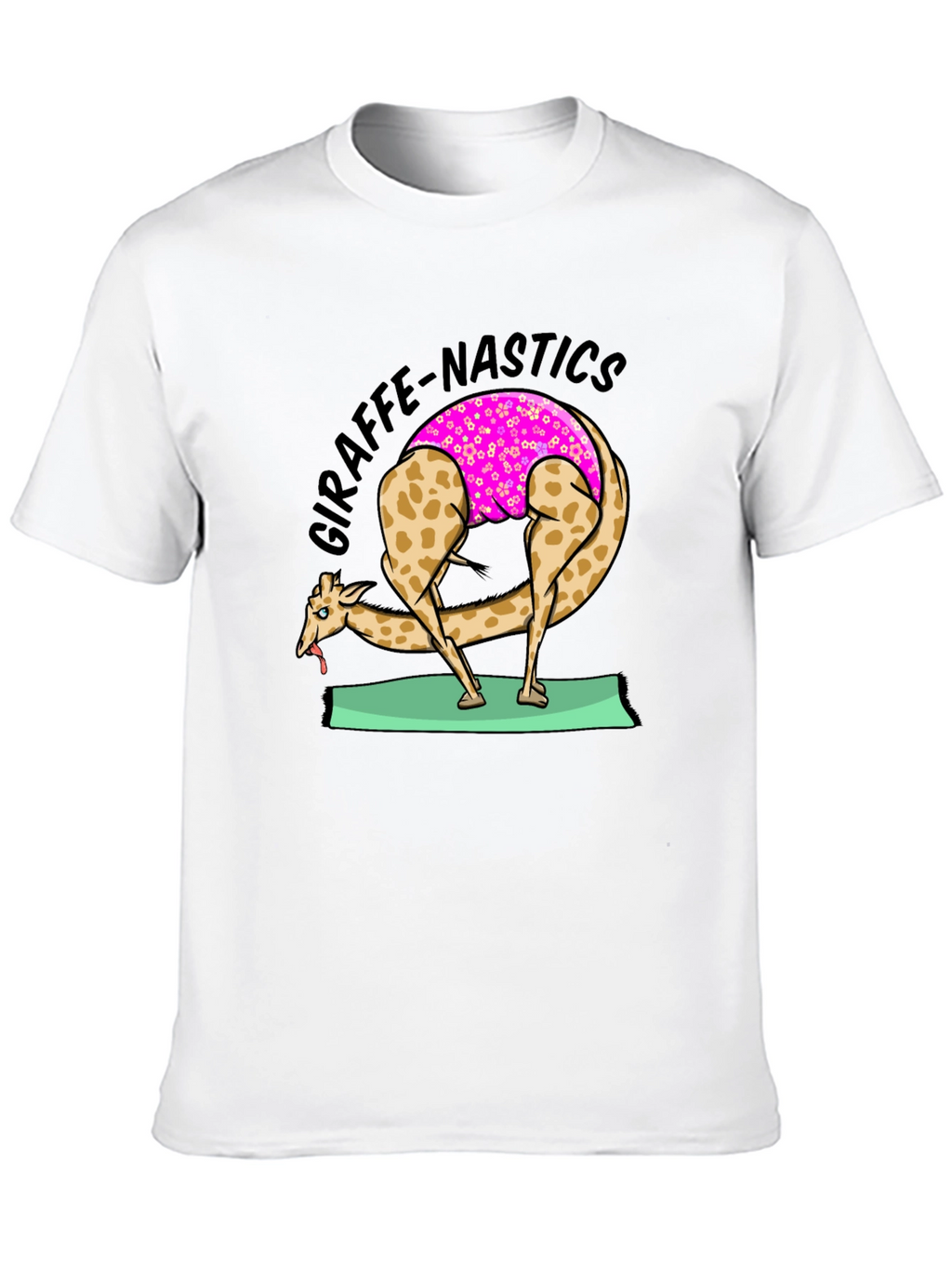 Funny Giraffe Yoga T-Shirt