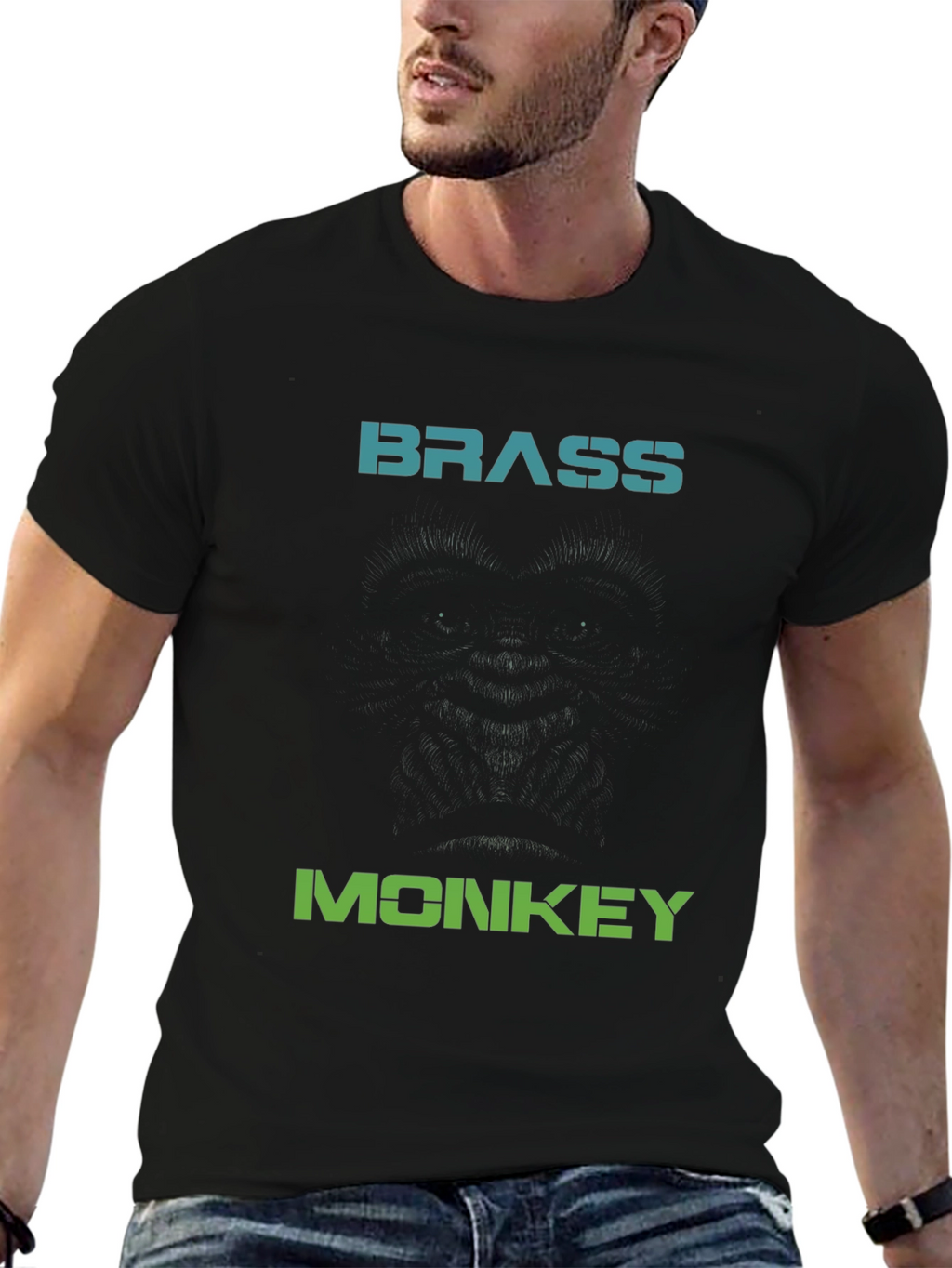 Brass Monkey Graphic Tee - Classic Hip Hop Style