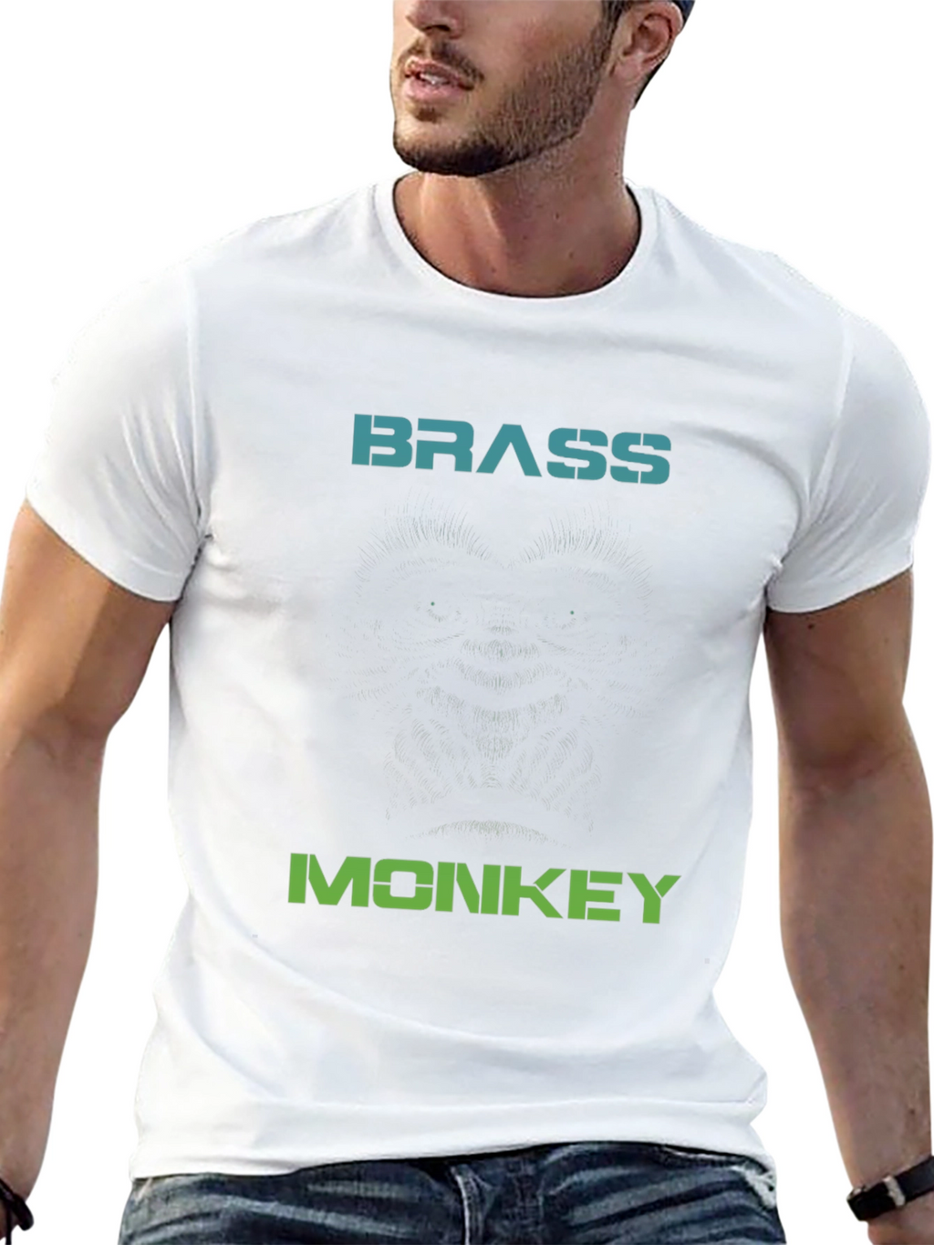 Brass Monkey Graphic Tee - Classic Hip Hop Style